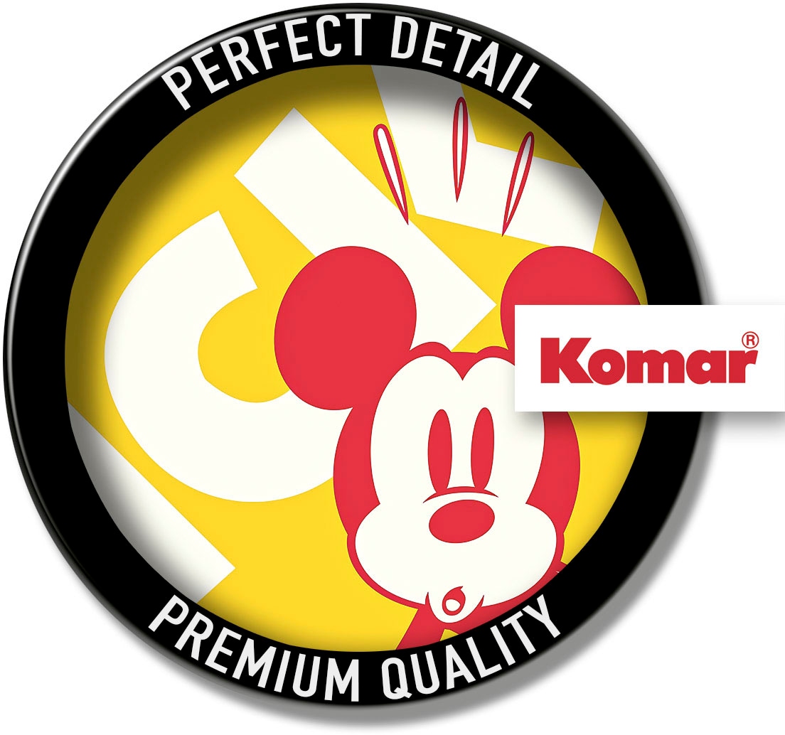 Komar Vliestapete »Digitaldruck Vlies - Mickey Contrast - Größe 200 x 250 cm«, bedruckt, Kinderzimmer