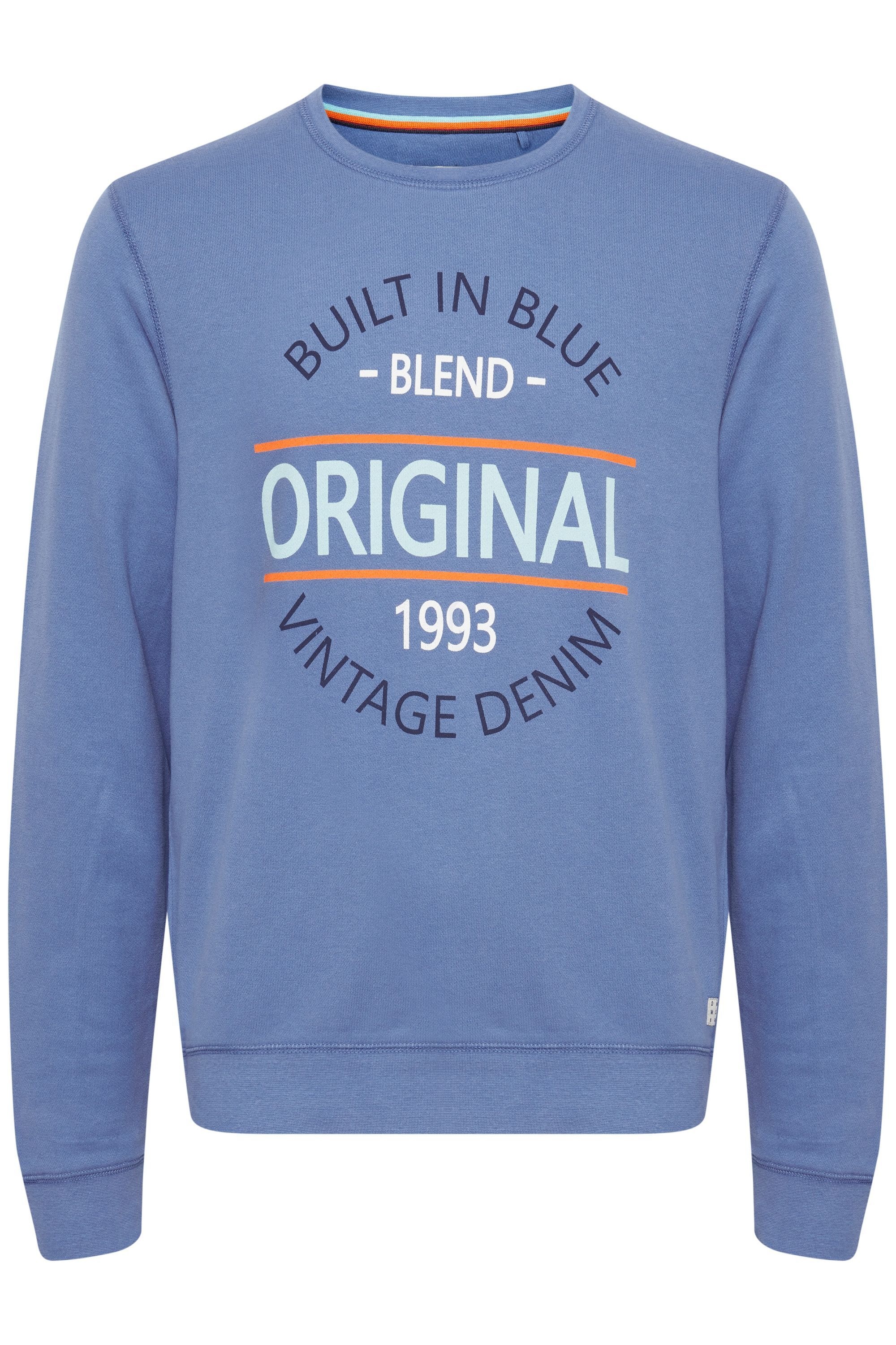 Blend Rundhalspullover "BHSweatshirt" Klassisches Sweatshirt mit Rundhalsau günstig online kaufen