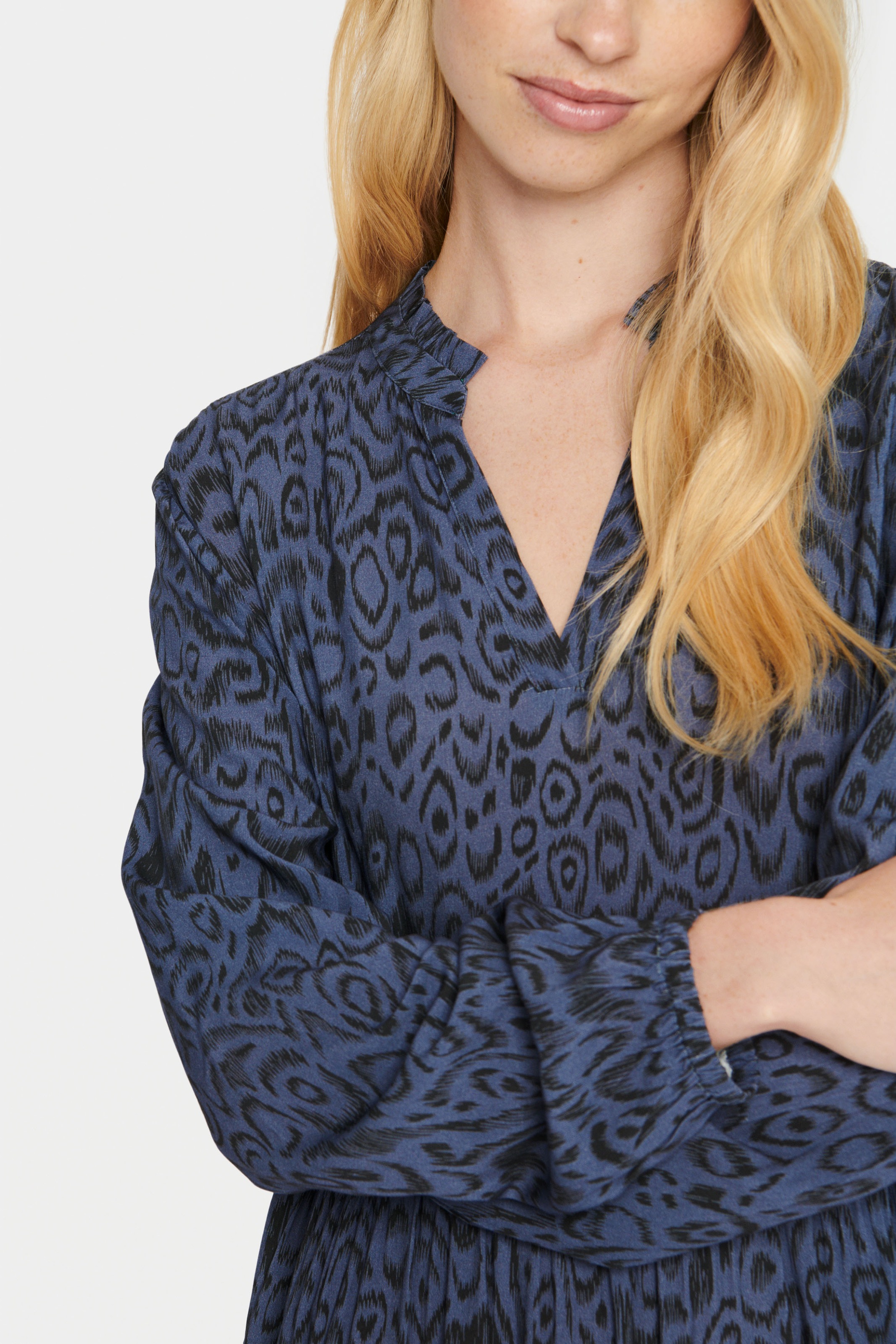 Saint Tropez Sommerkleid "EdaSZ Maxi Dress" mit Volant günstig online kaufen