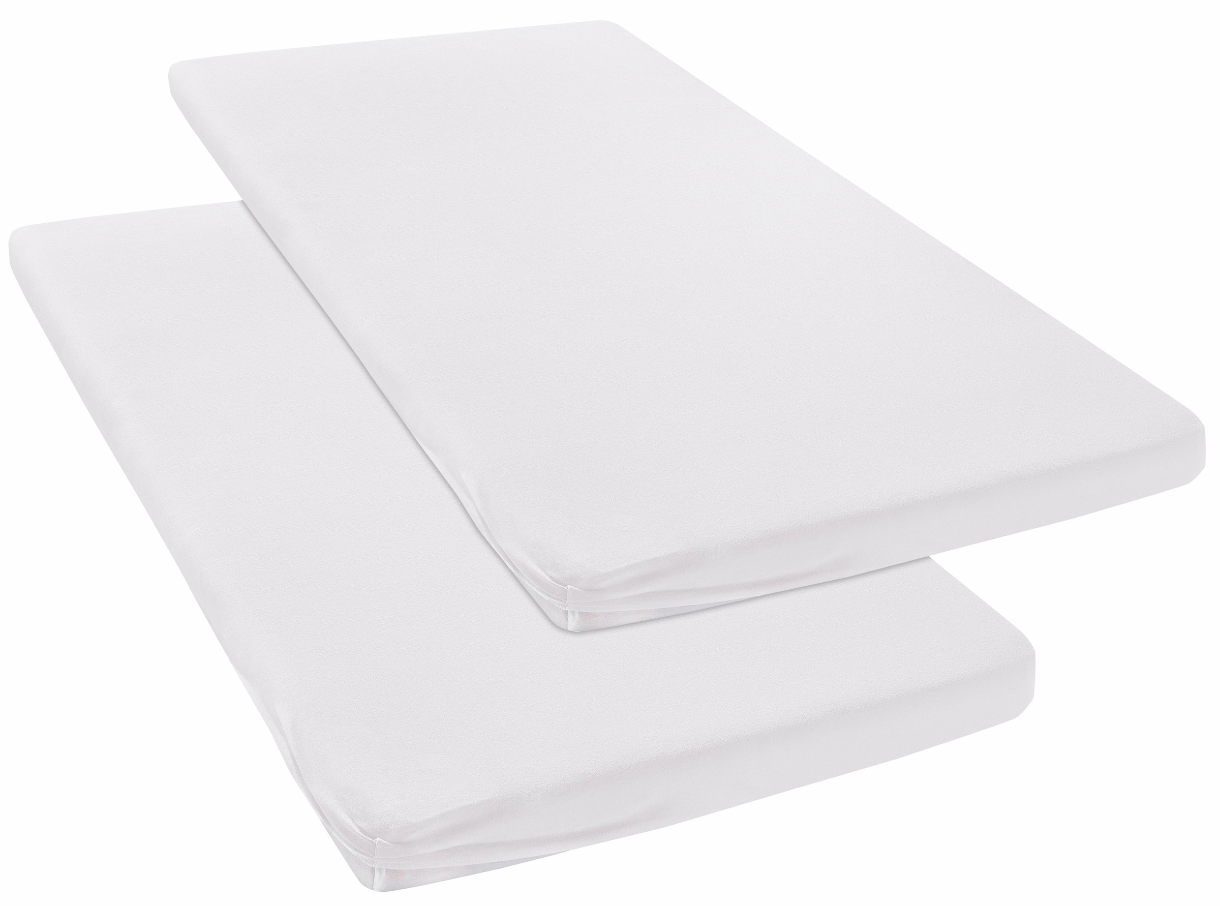 OTTO home Spannbettlaken "Topper Basic, in Gr. 90x200, 140x200 oder 180x200 cm" Baumwolle, Matratzen bis 8 cm Höhe, Bettlaken, Spannbetttuch, Laken
