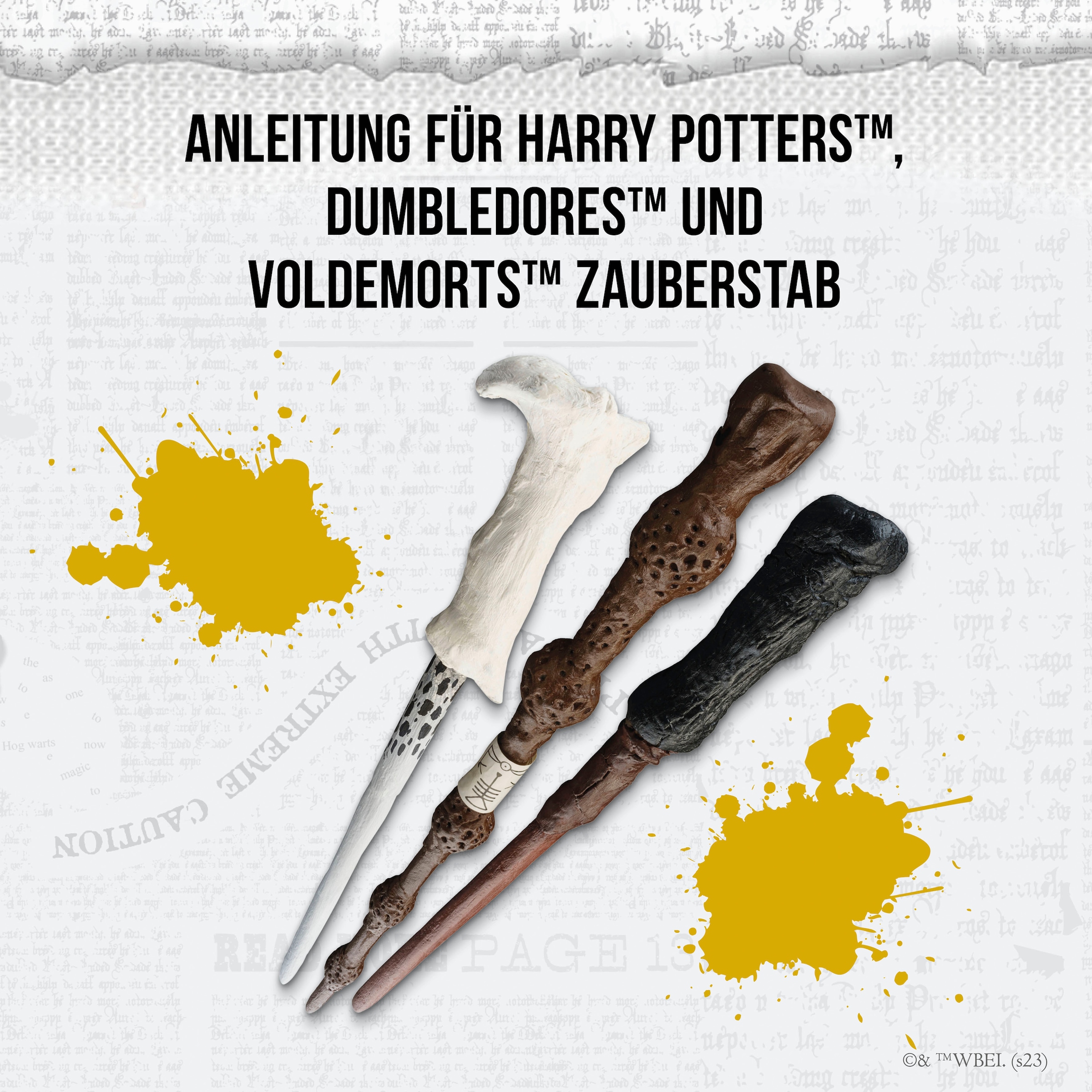 Kosmos Kreativset »AllesKönnerKiste, Harry Potter - Bastelbox Zauberstäbe«