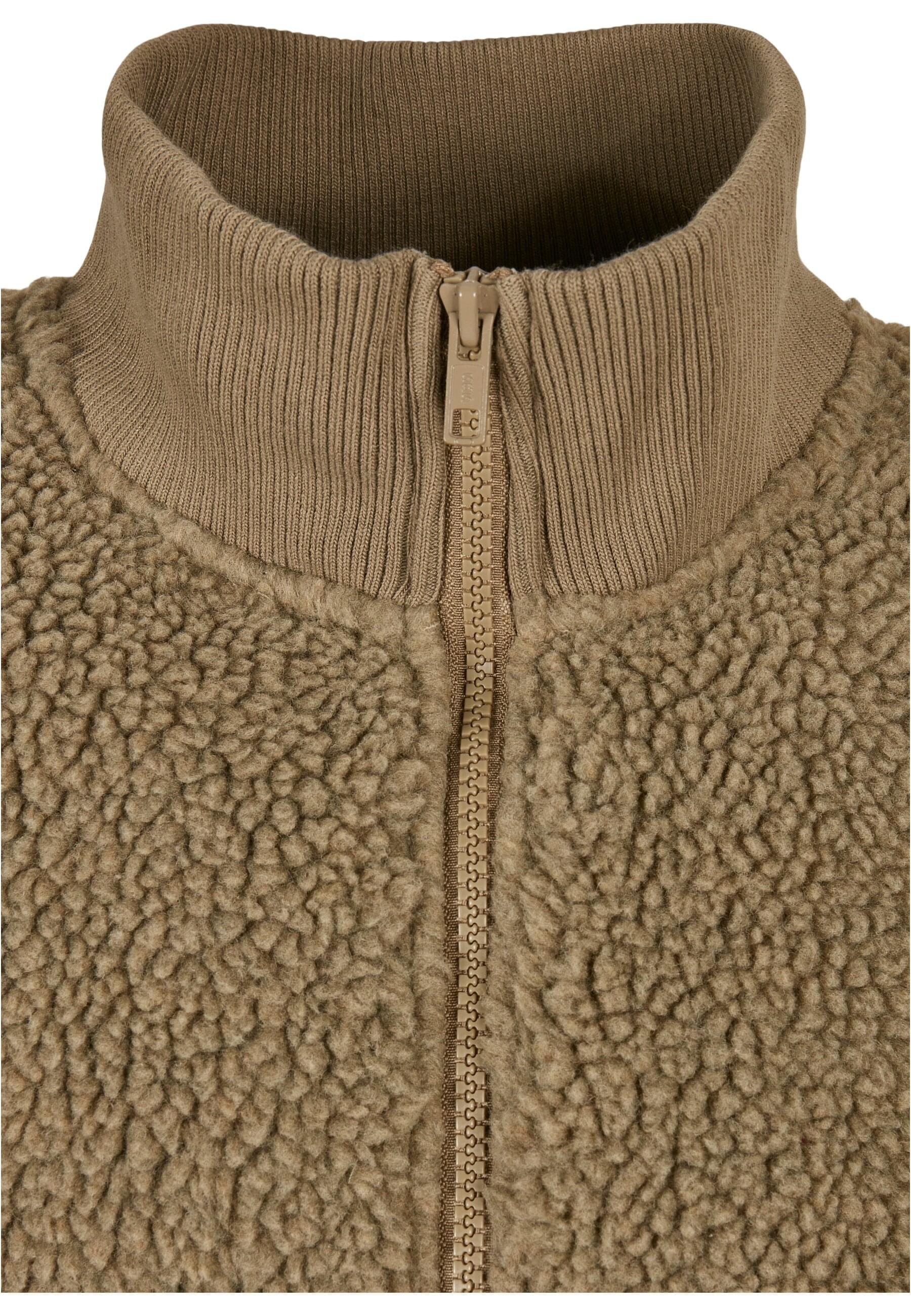 URBAN CLASSICS Winterjacke »Urban Classics Herren Boxy Sherpa Jacket«, (1 St.), ohne Kapuze