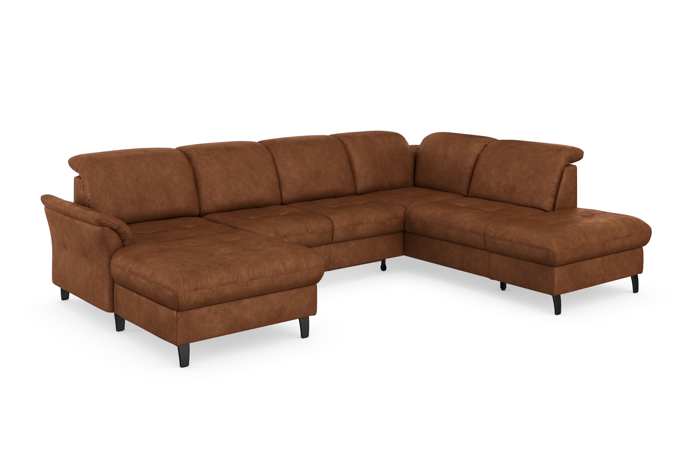 sit&more Wohnlandschaft »Maggiore U-Form«, wahlweise mit Kopfteilverstellung, Bettfunktion und Stauraum