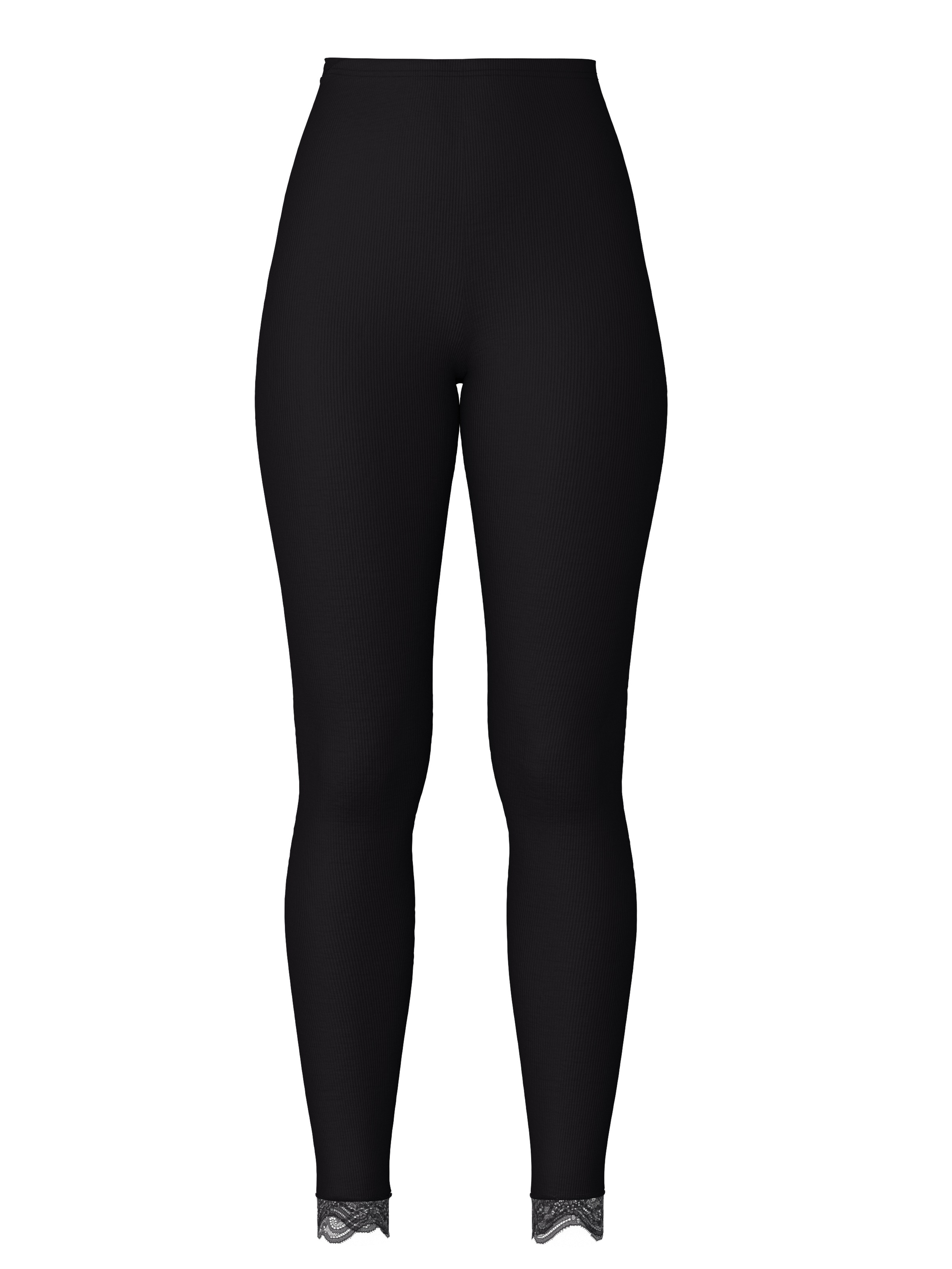 CALIDA Leggings "Richesse Lace", Spitzen-Details, elastisch, Feinripp-Quali günstig online kaufen