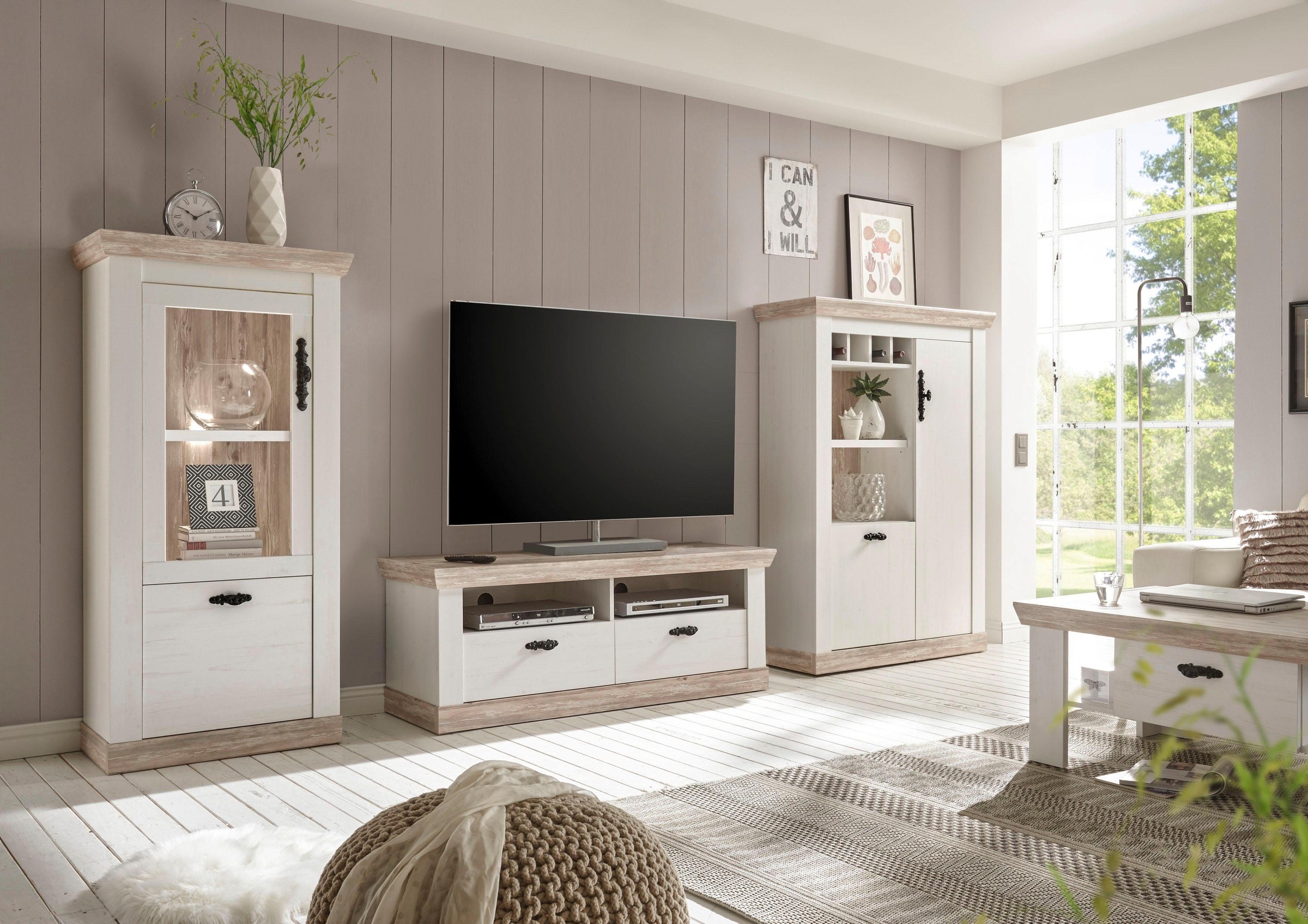 Home affaire Wohnwand "Florenz" 3 Stk. tlg. günstig online kaufen