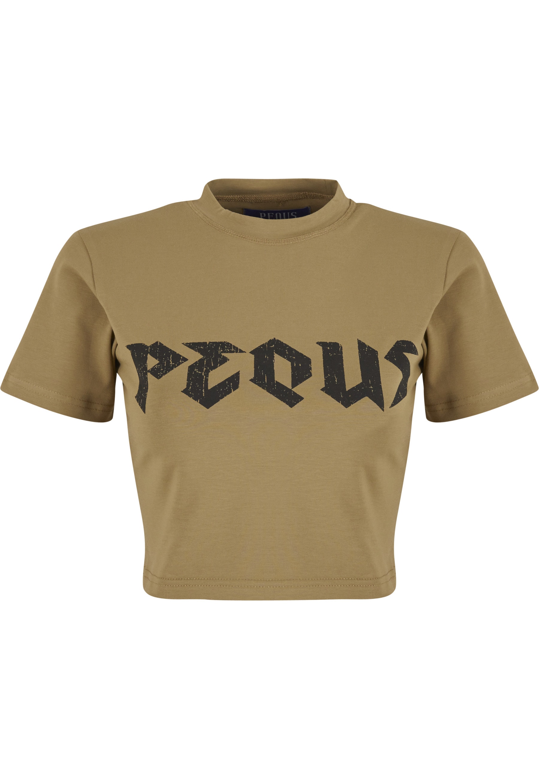 PEQUS Shirttop "PEQUS PEQUS Band Logo Crop Tops"