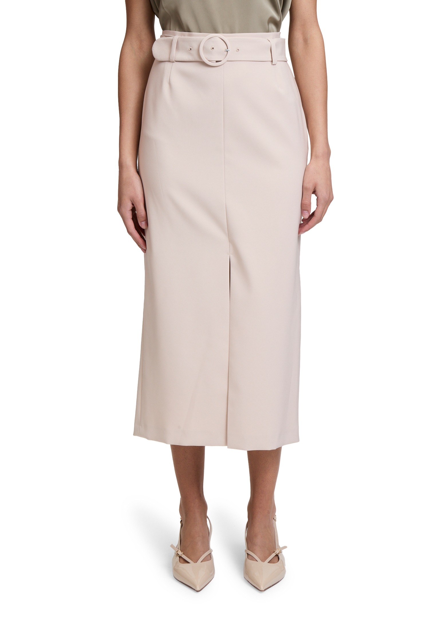 Betty Barclay Maxirock "Betty Barclay Damen Midirock mit Gürtel", Form günstig online kaufen