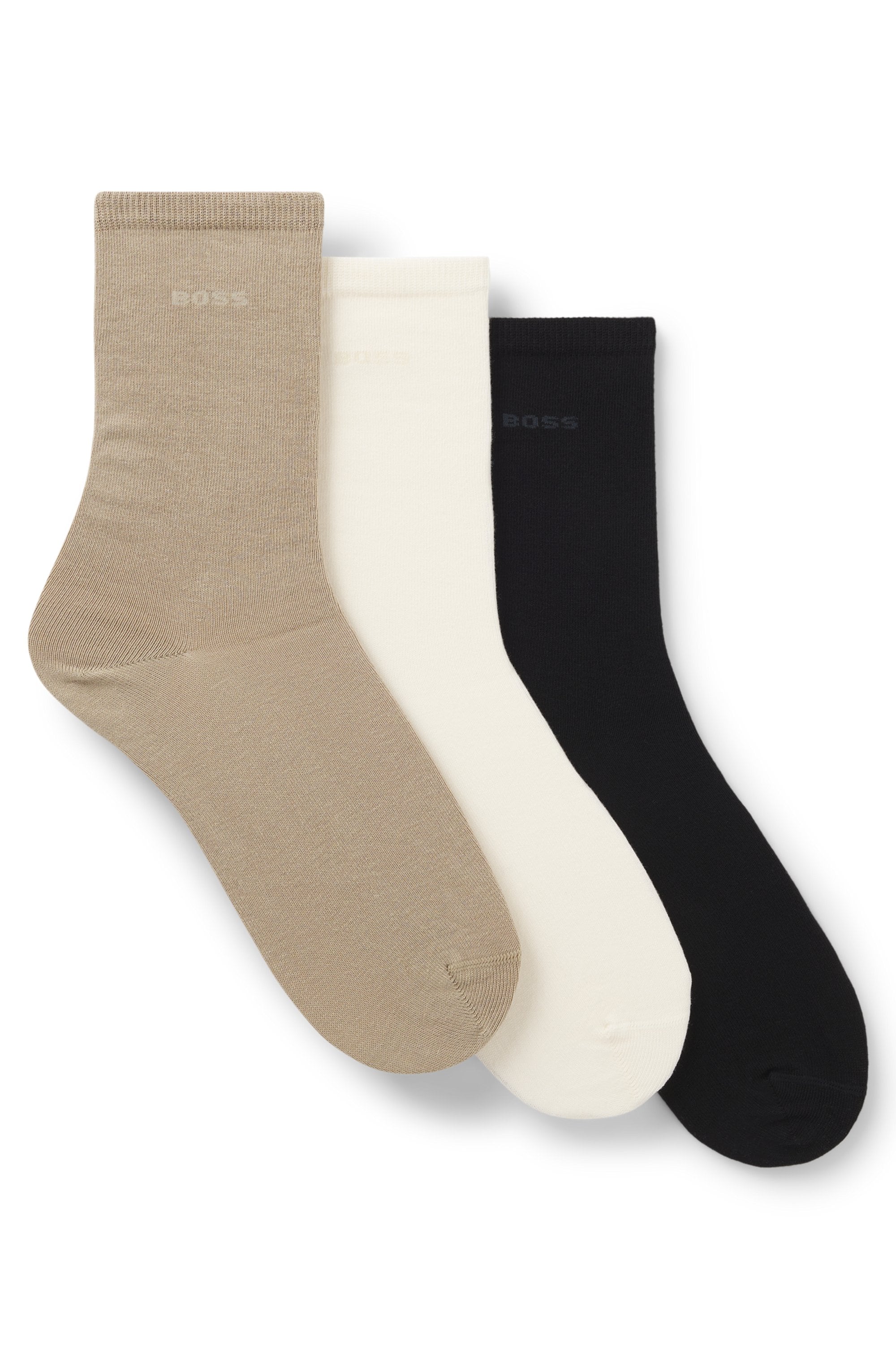 BOSS Freizeitsocken 3 Stk. tlg. mit Logoschriftzug