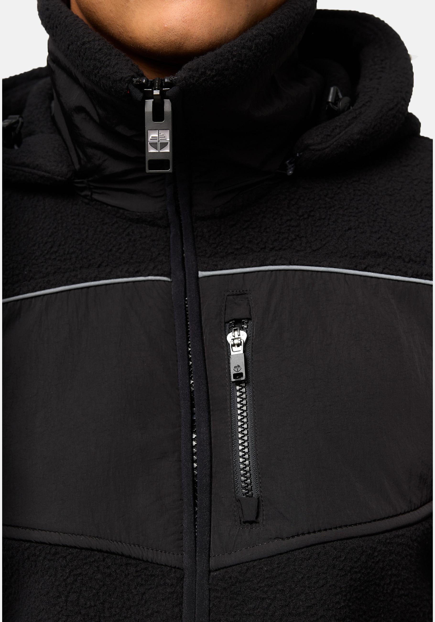 Thumbnail - Stone Harbour Fleecejacke "Illian", mit Kapuze, Sportliche Herren Fleece-Outdoorjacke mit Kapuze