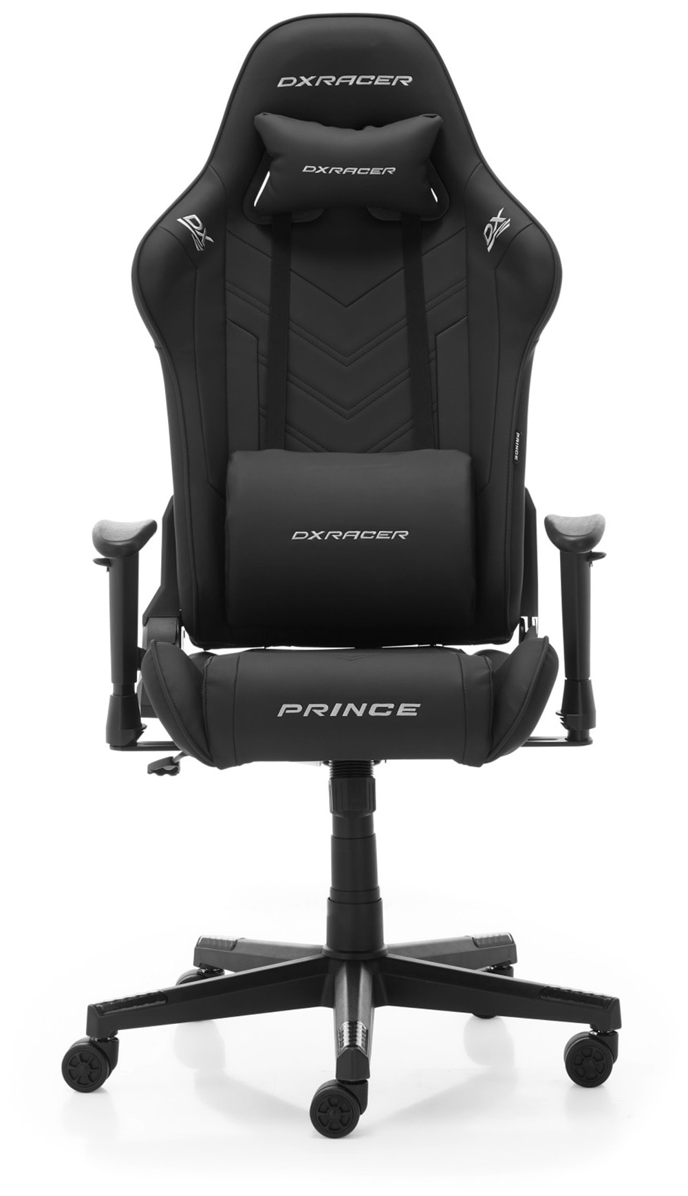 MCA furniture Gaming-Stuhl »DX Racer Prince Gamingchair«, (Set), 1 St., Kunstleder, Gaming,Racing,Design,Lordose,Kissen,Armlehne,drehbar,verstellbar