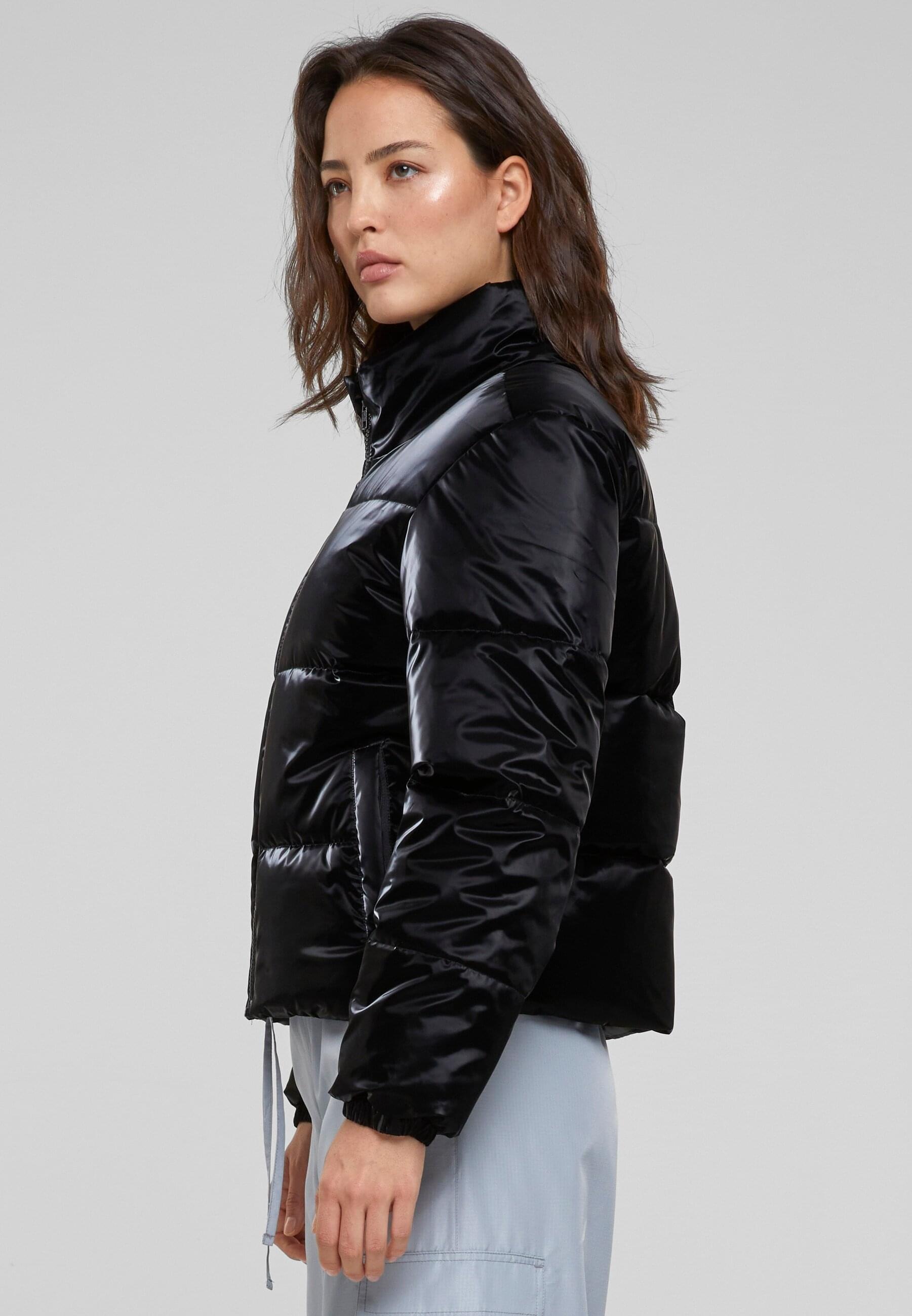 URBAN CLASSICS Winterjacke »Urban Classics Damen Ladies Shark Skin Puffer Jacket« 1 Stk. tlg. ohne Kapuze