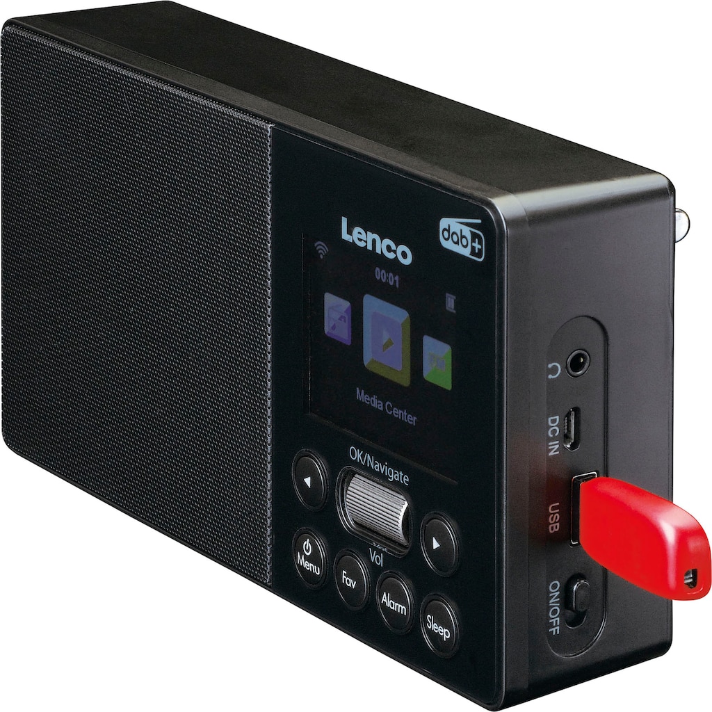 Lenco Internet-Radio »PIR-510BK«, (Internetradio)