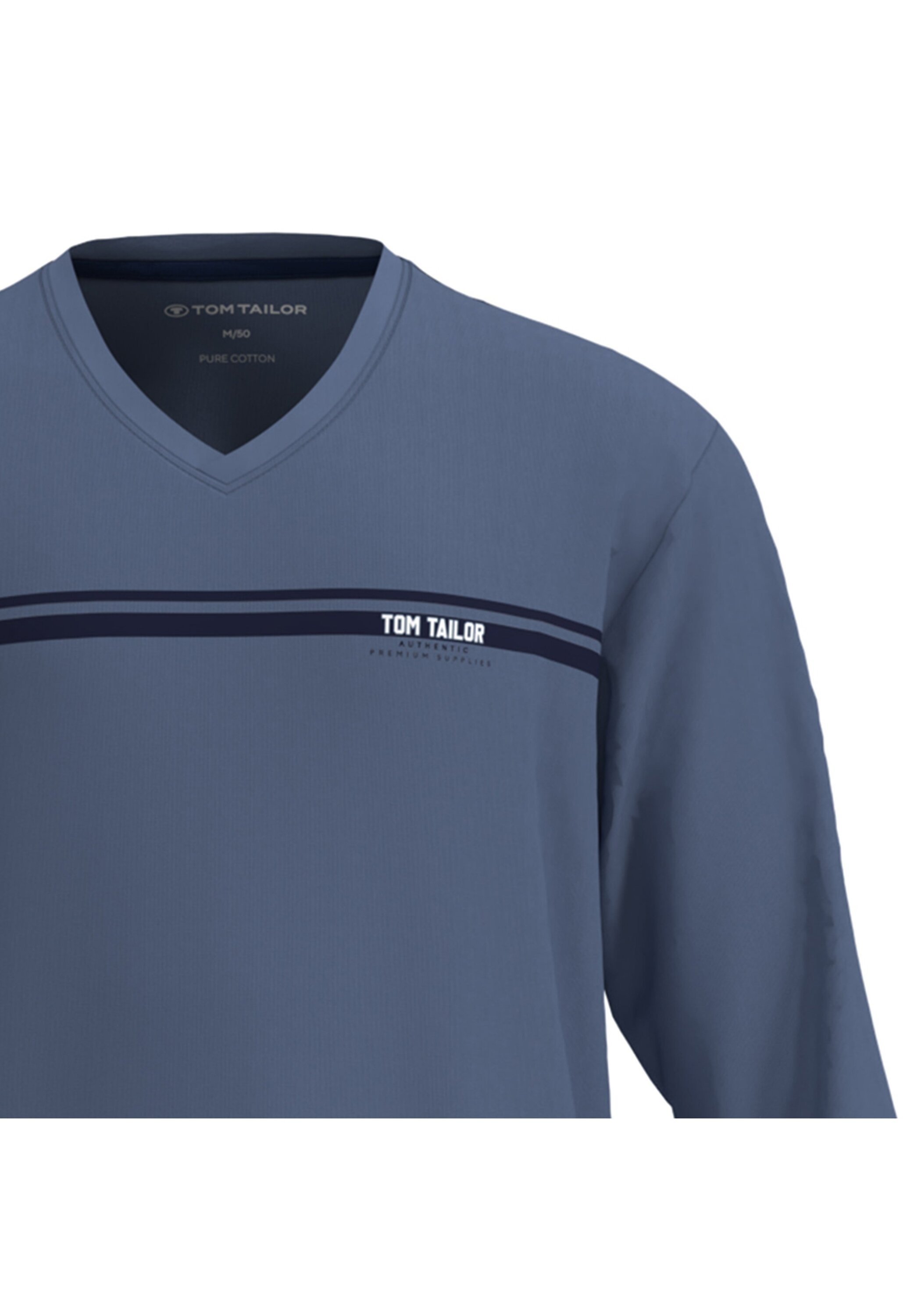 Thumbnail - TOM TAILOR Schlafanzug "Pyjama Pyjama lang V-Neck"