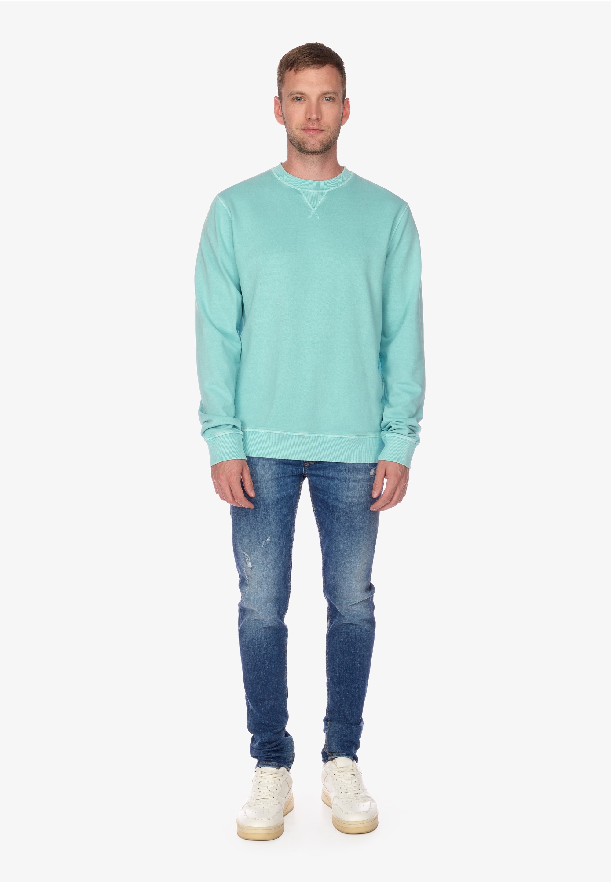 Thumbnail - Le Temps Des Cerises Sweatshirt "VAREL", im einfarbigen Design
