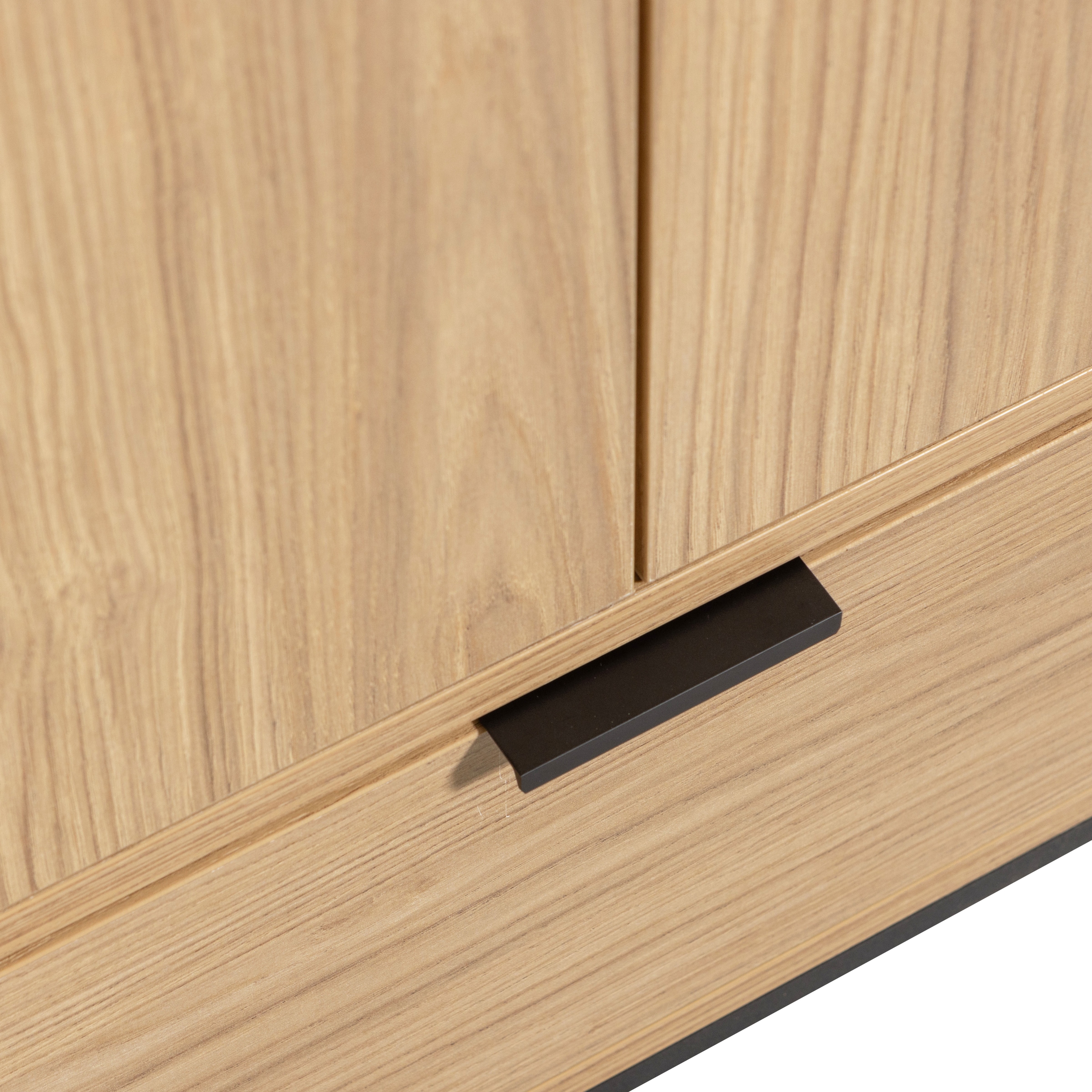 WOOOD Mehrzweckschrank »WOOOD SILAS SCHRANK EICHE DEKOR [fsc]« schmaler Hochschrank aus Eichenmelamin, modernes Design, viel Stauraum