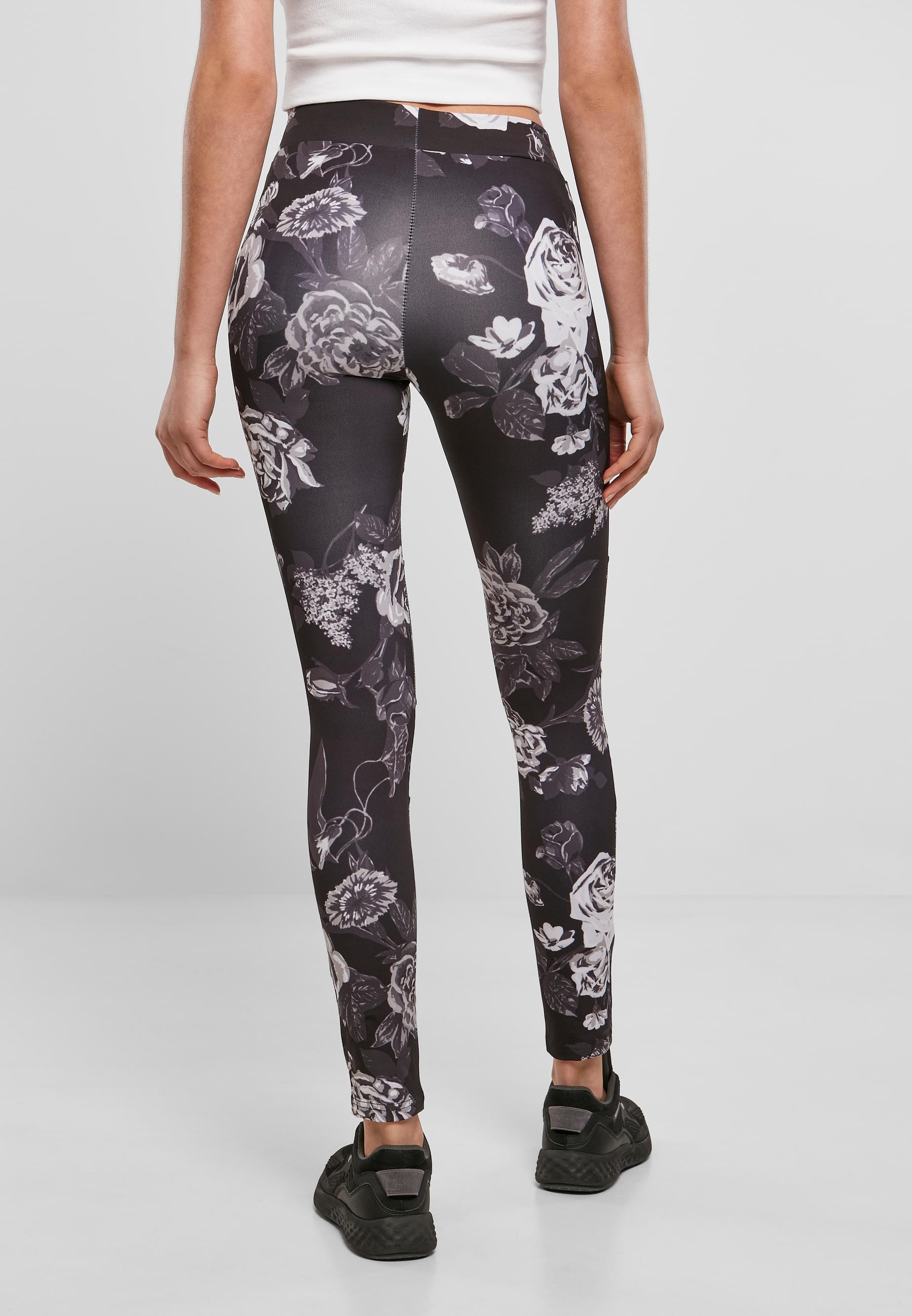 URBAN CLASSICS Leggings »Urban Classics Damen Ladies Tech Mesh AOP Leggings«, (1 tlg.)