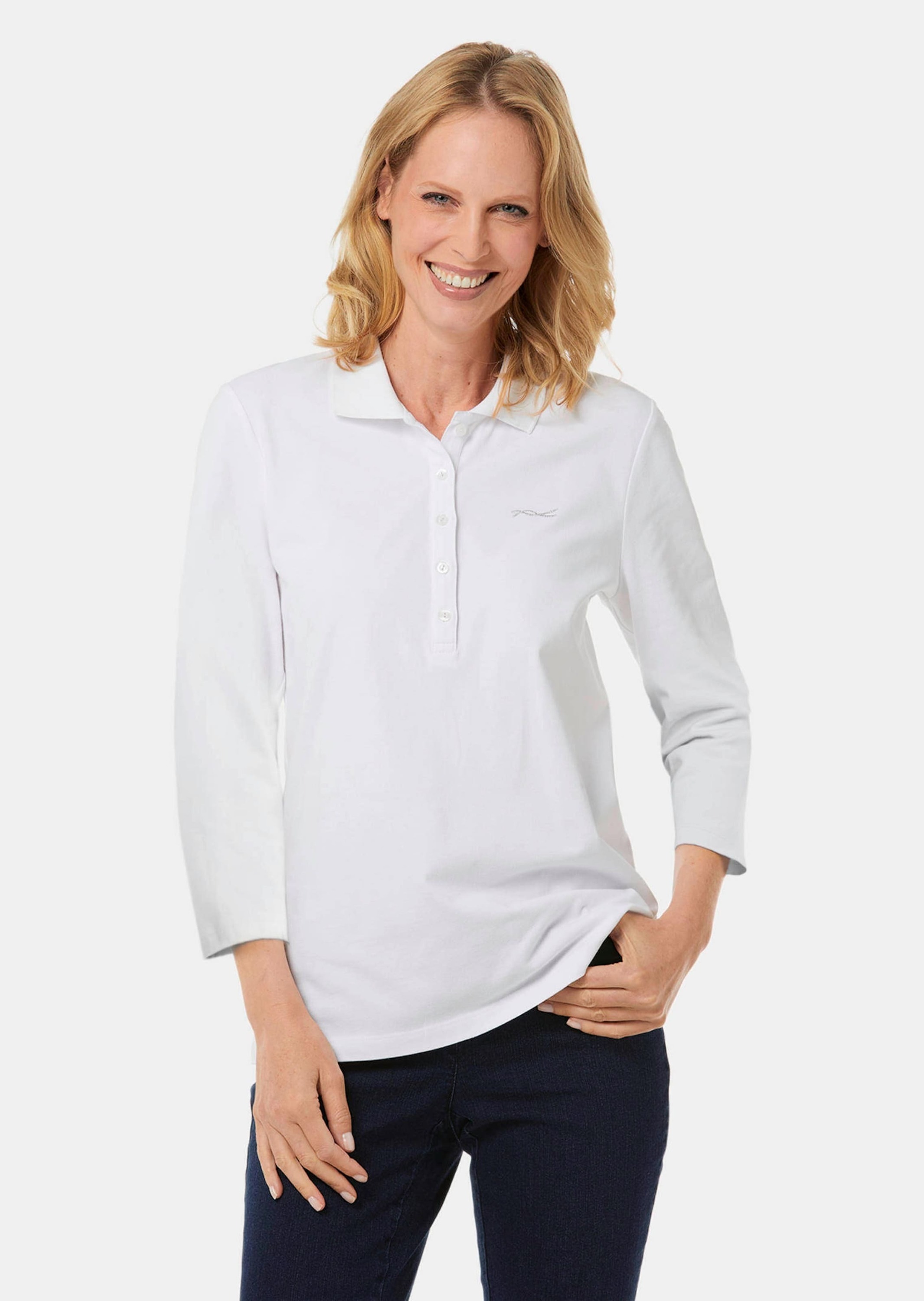 GOLDNER Poloshirt "Kurzgröße Poloshirt in hochwertiger Qualität" Ohne günstig online kaufen