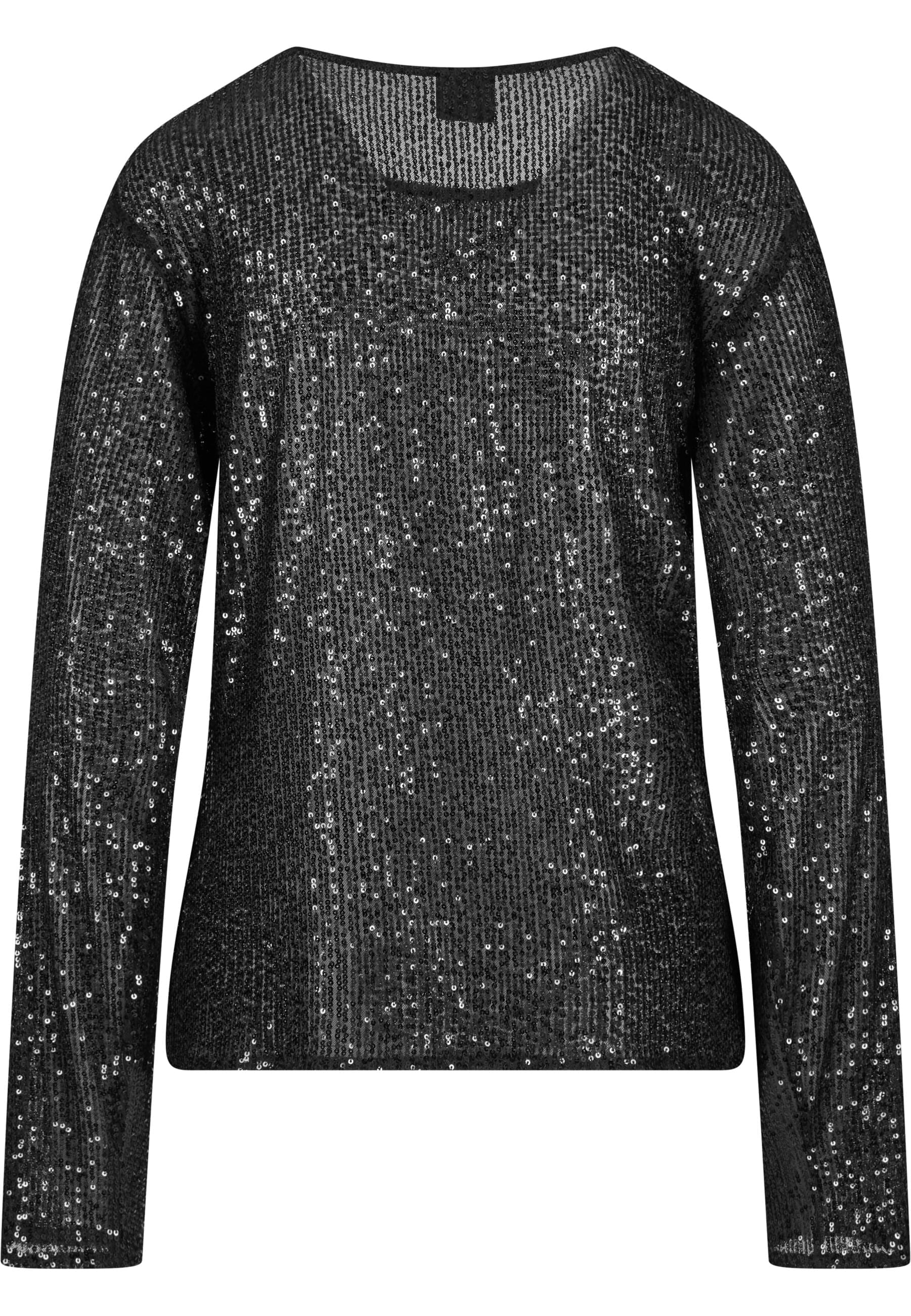 URBAN CLASSICS Longsleeve »Urban Classics Ladies Sequins Longsleeve«, (1 tlg.)