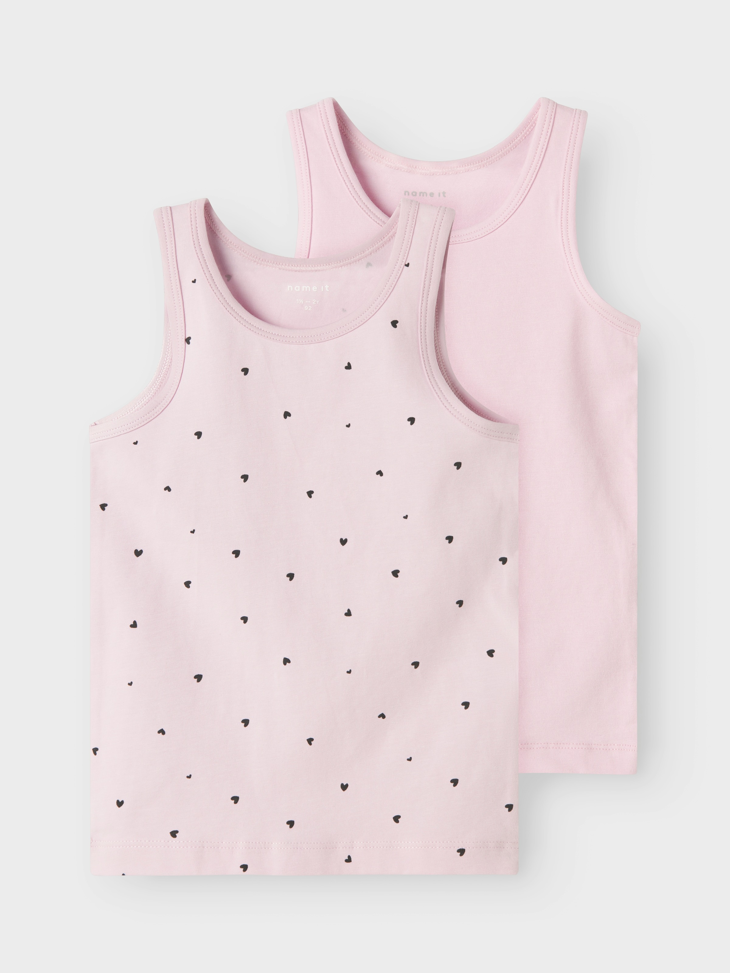 Name It Unterhemd »NMFTANK TOP 2P WINSOME HEARTS NOOS«, (Packung, 2 St.)