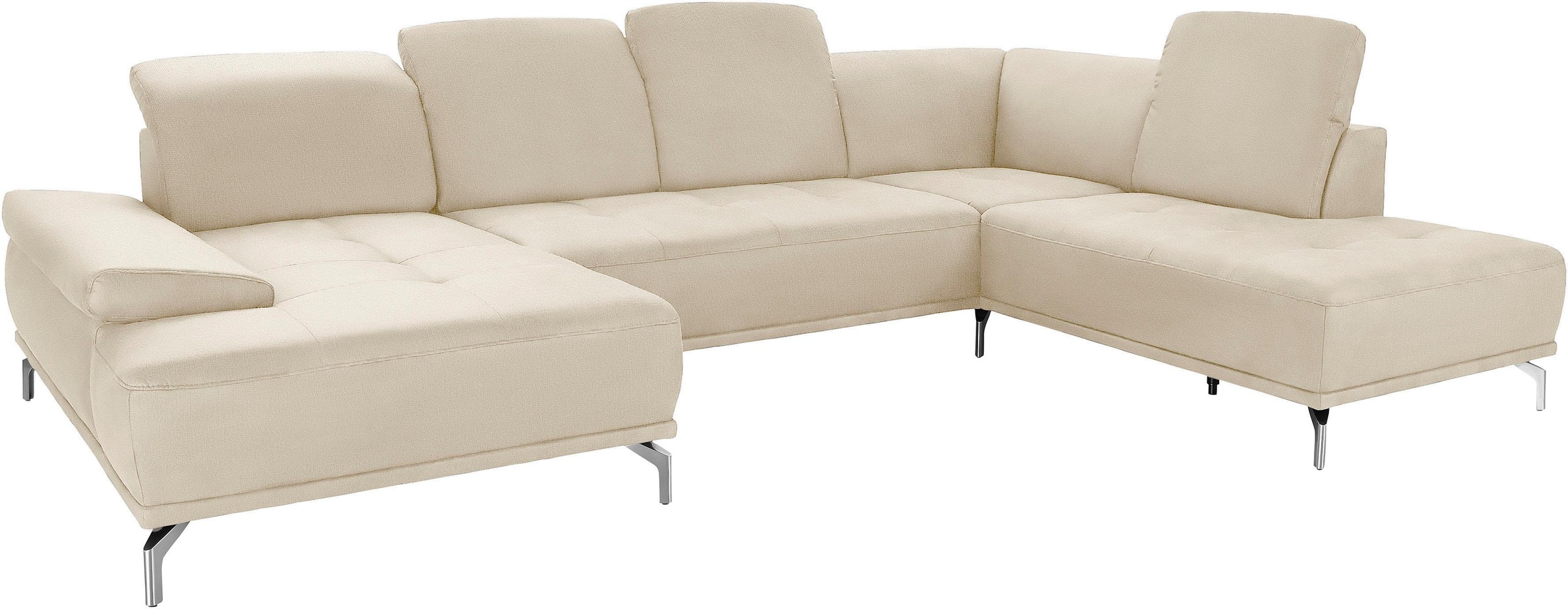 Home affaire Wohnlandschaft "Caluna" Inkl.Sitztiefenverstellung, wahlweise günstig online kaufen