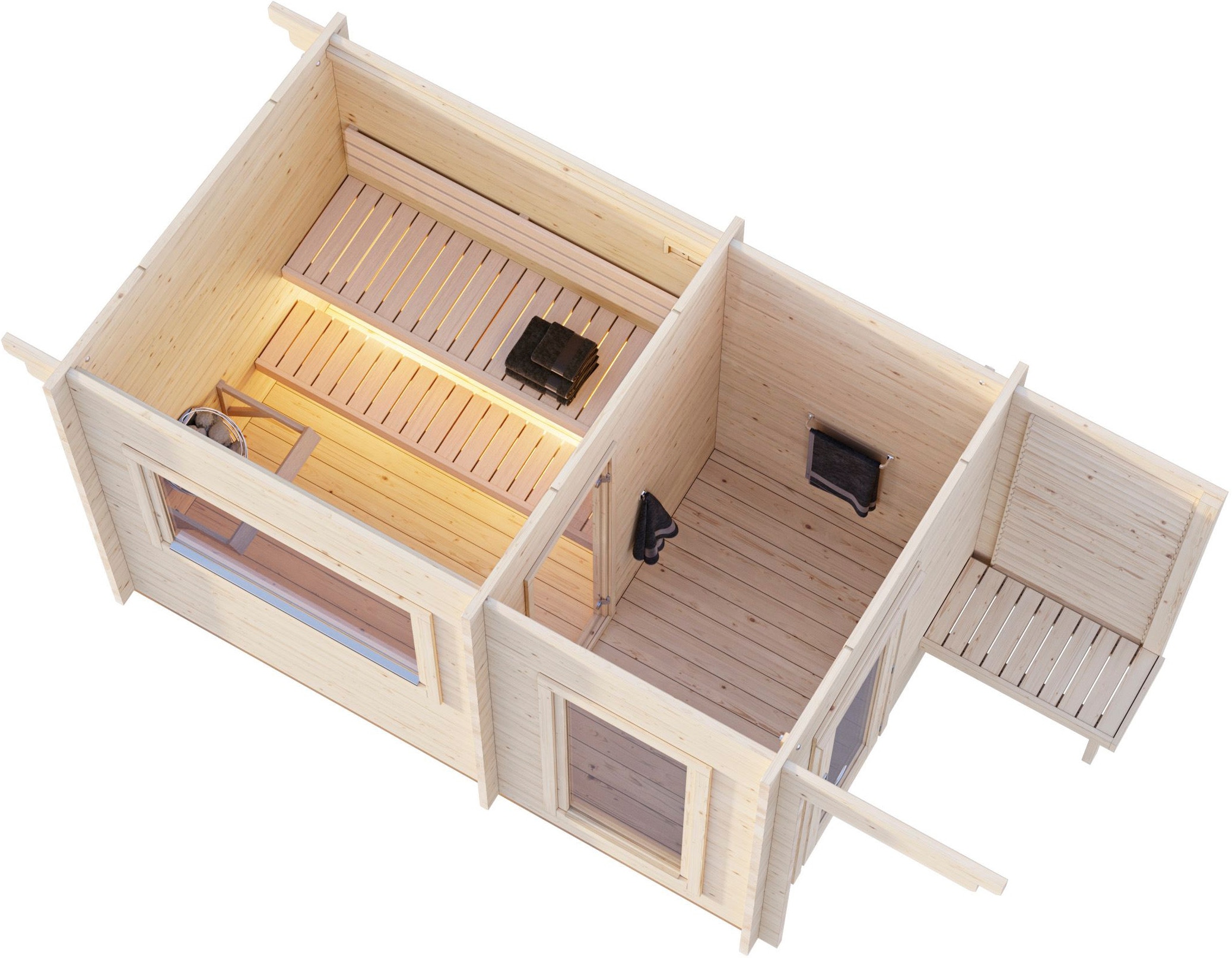 Palmako Sauna »Sanna 6,8 m²«