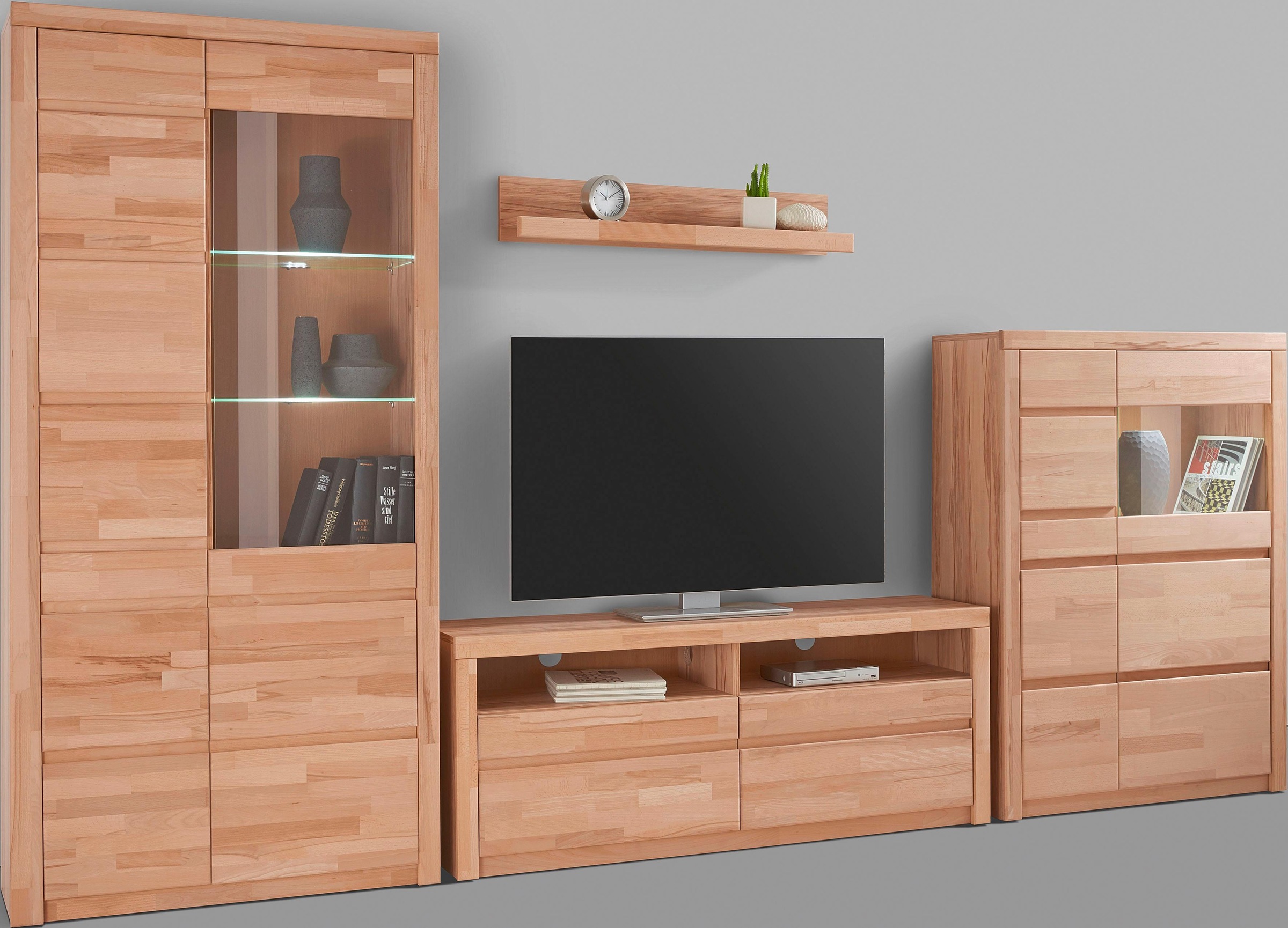 Home affaire Wohnwand "Silkeborg" Set, 4 Stk. tlg. günstig online kaufen