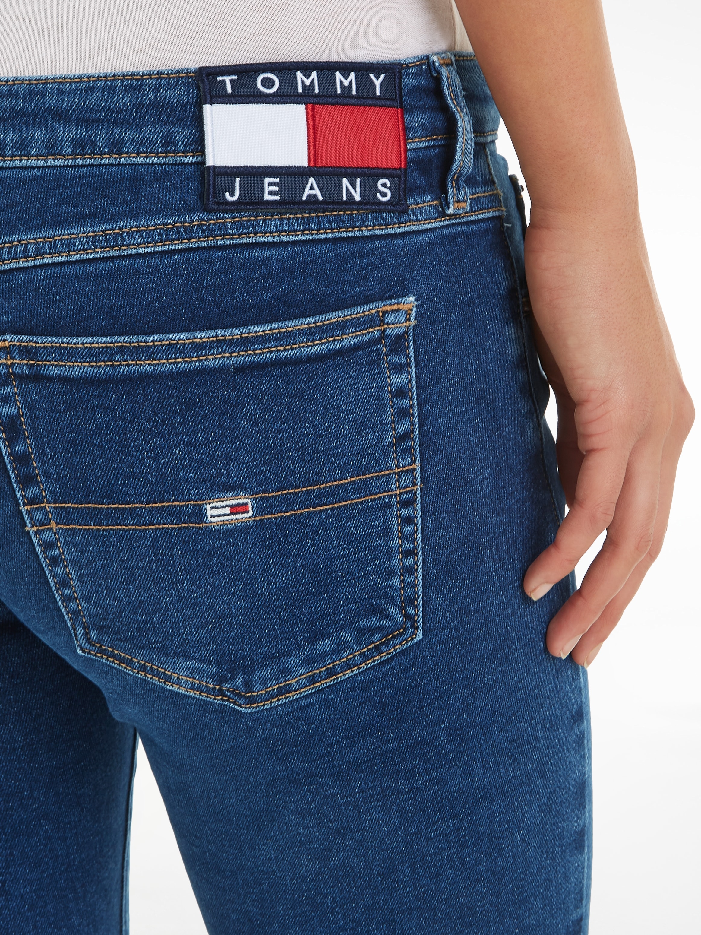 Tommy Jeans Skinny-fit-Jeans, dezenten bestellen Labelapplikationen BAUR mit 