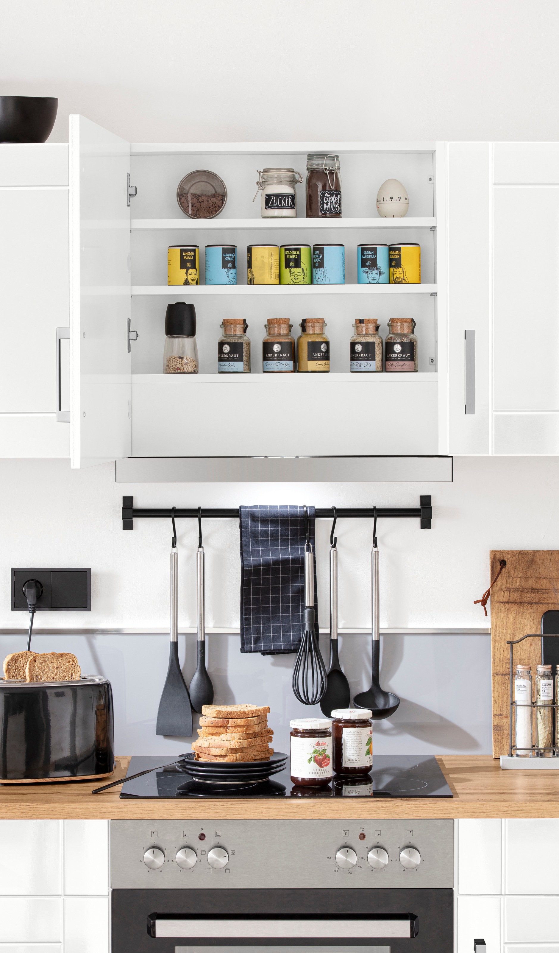 HELD MÖBEL Küchenzeile »Tinnum«, mit E-Geräten, Breite 240 cm bestellen |  BAUR