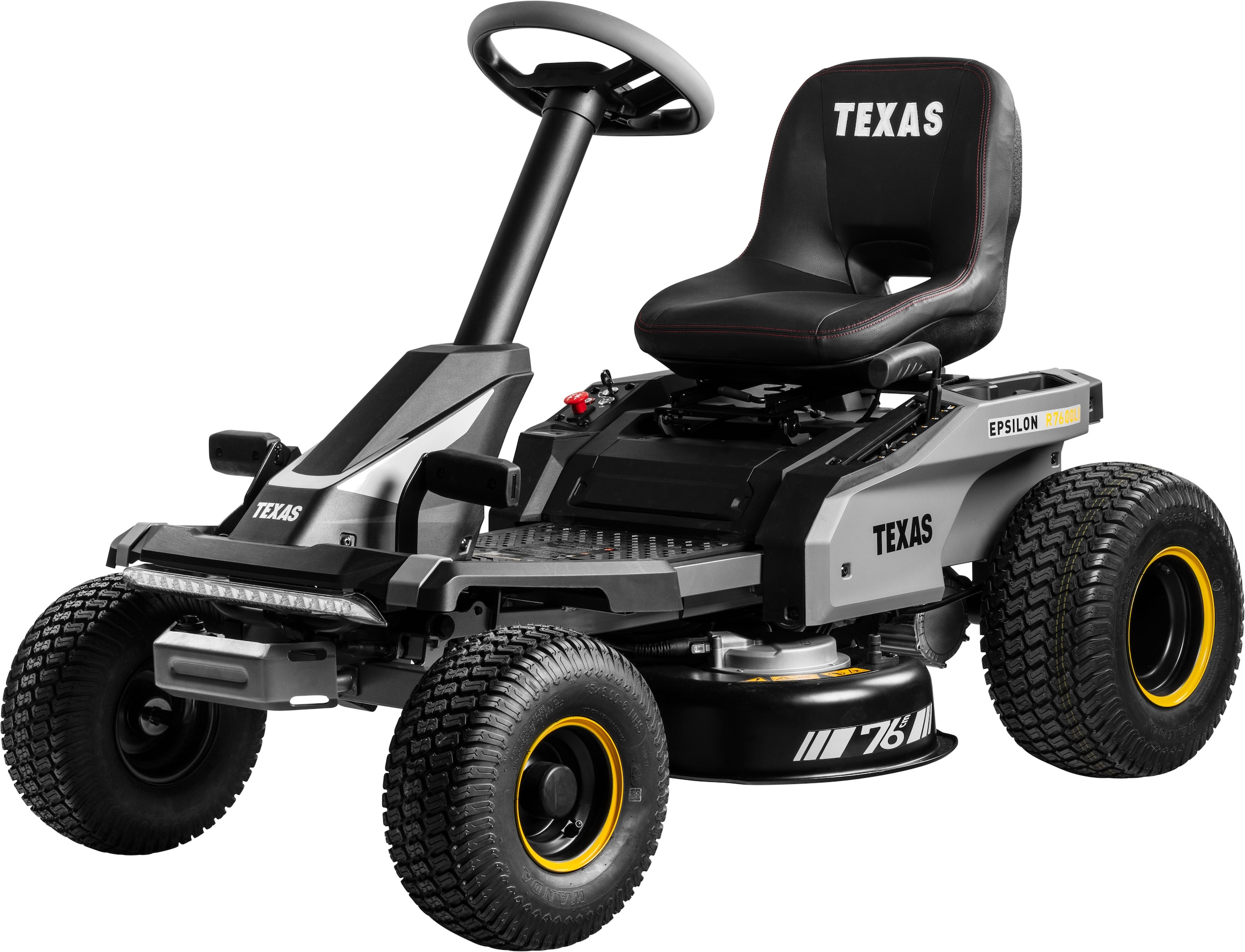 Texas Akku-Rasentraktor »Epsilon R7600Li« 72 V Akku, 7 Schnitthöhen