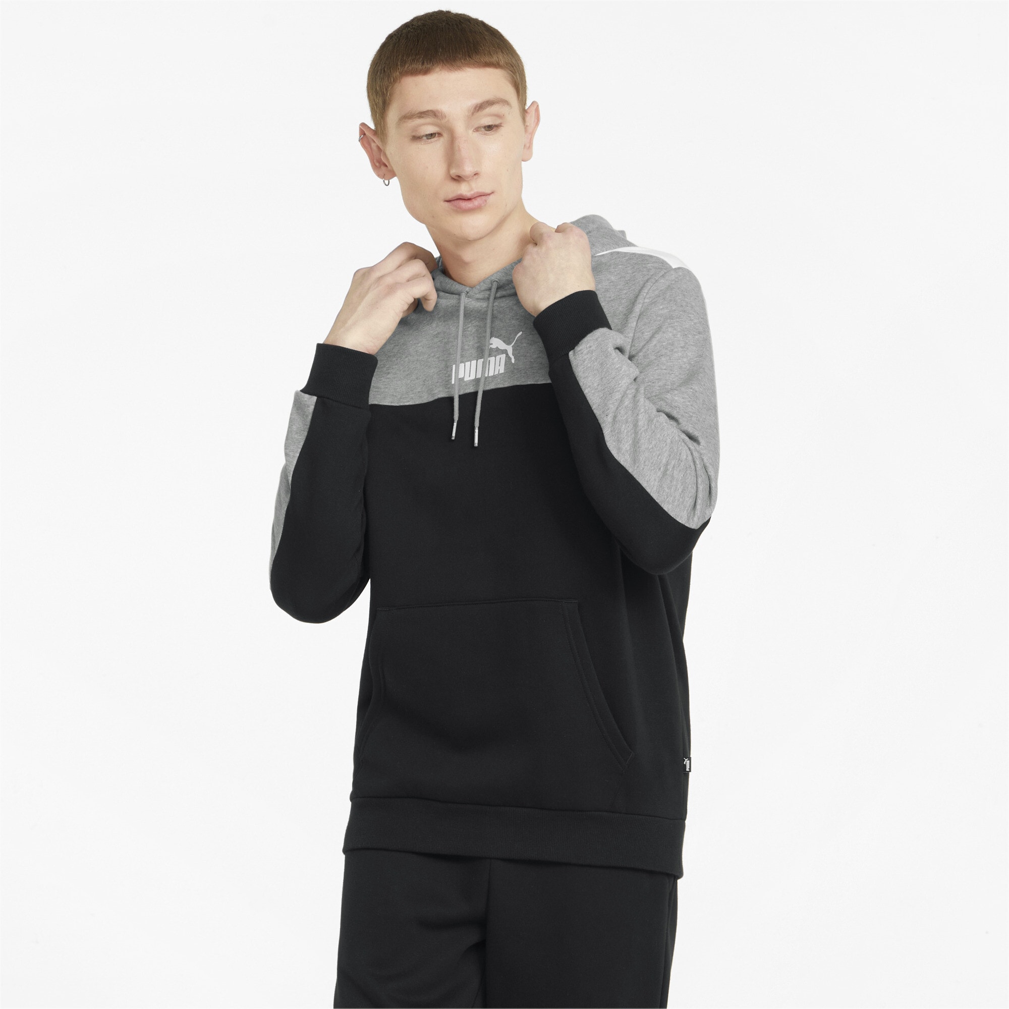 PUMA Hoodie »Essentials+ Block Hoodie Herren«