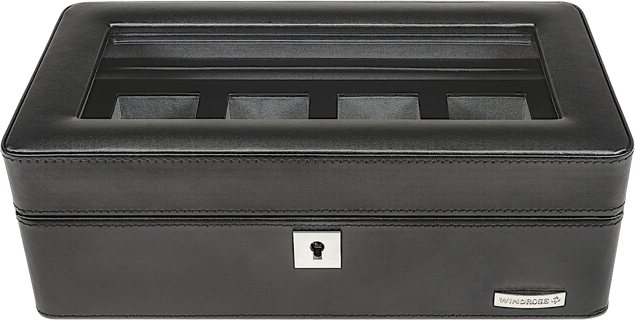 WINDROSE Uhrenbox »Tempora, 804020.08«, Aufbewahrung, Uhrenkasten, Ø max.40mm, Armbanduhr, Geschenkidee