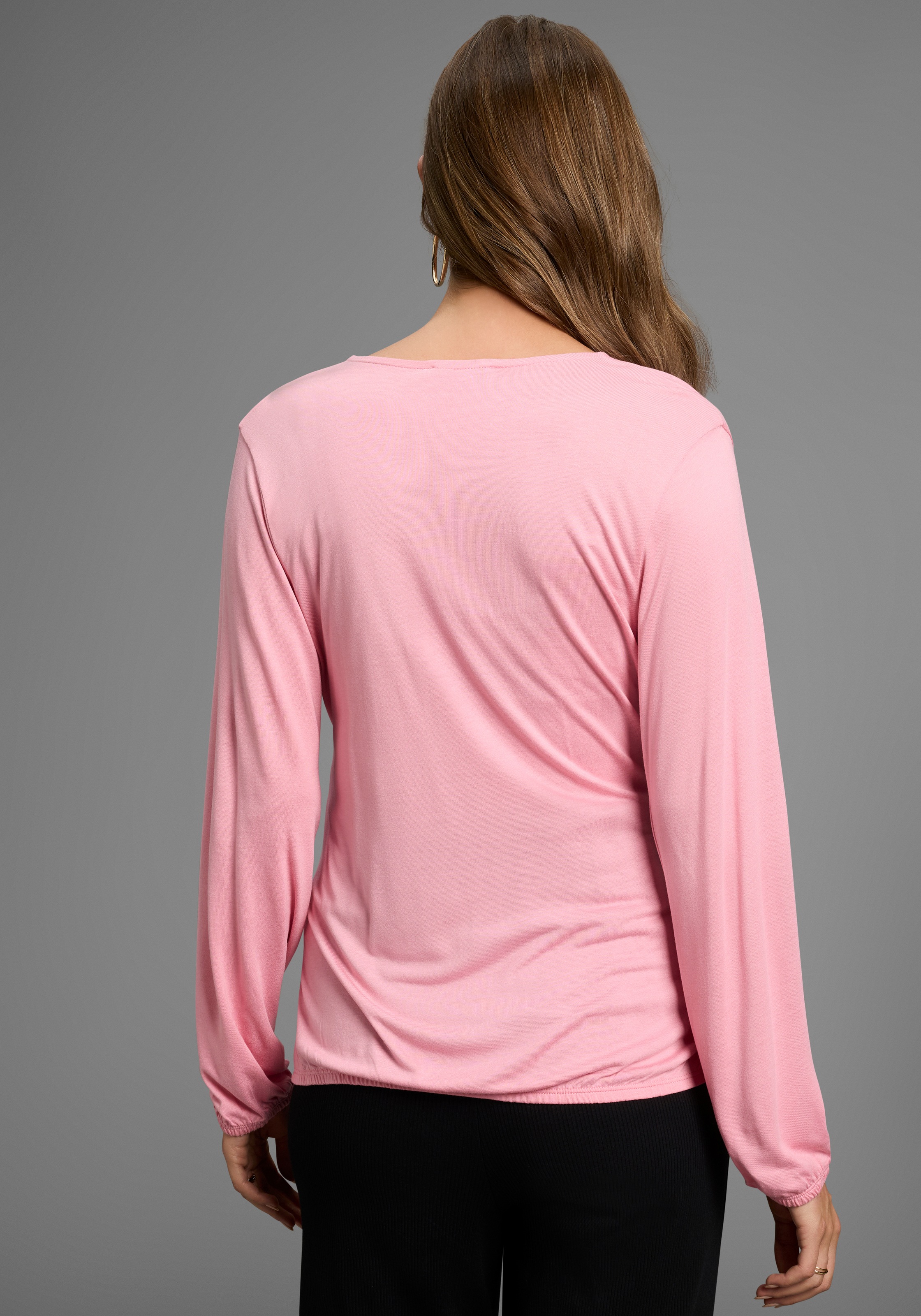 Neun Monate Umstandsshirt "Stillshirt mit praktischem Ausschnitt", Umstands günstig online kaufen