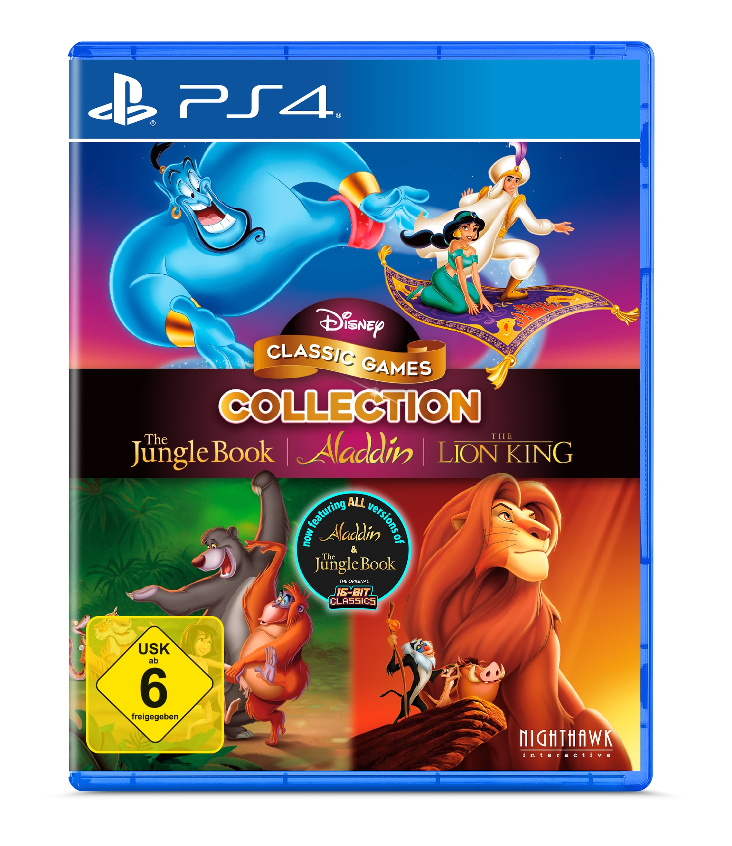 Spielesoftware »Disney Classic Games - Jungle Book, Aladdin, Lion King«, PlayStation 4