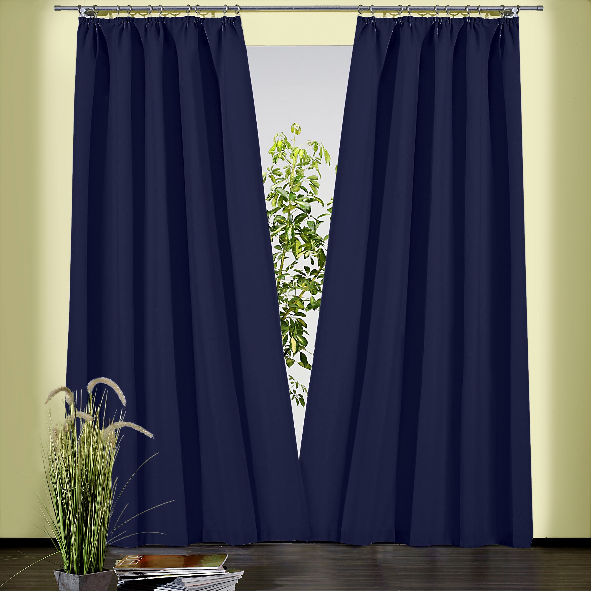 Weckbrodt Vorhang "Sento" Kräuselband 1 Stk. tlg. Baumwolle, blickdicht, ma günstig online kaufen