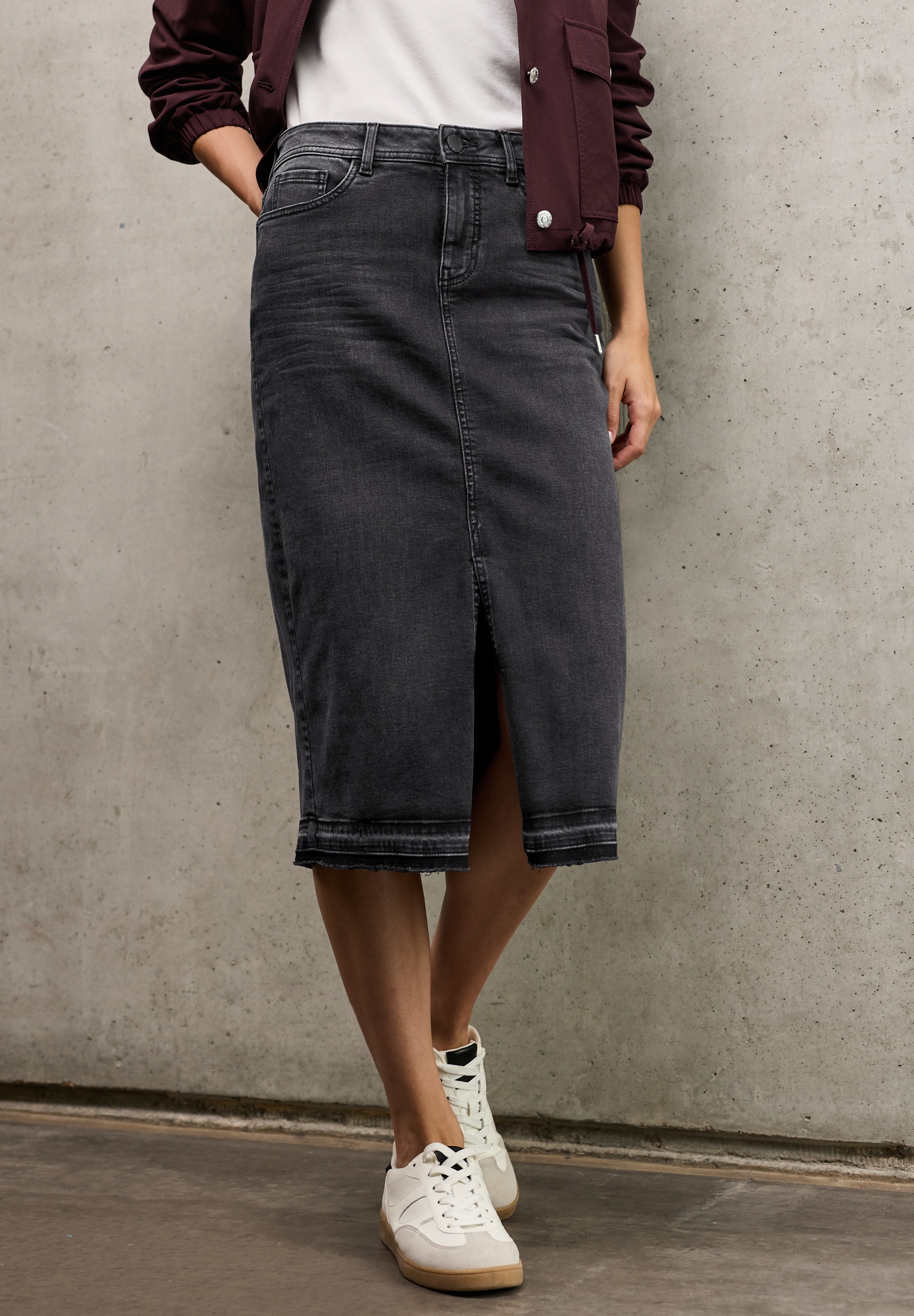 STREET ONE STUDIO Jeansrock High Waist günstig online kaufen