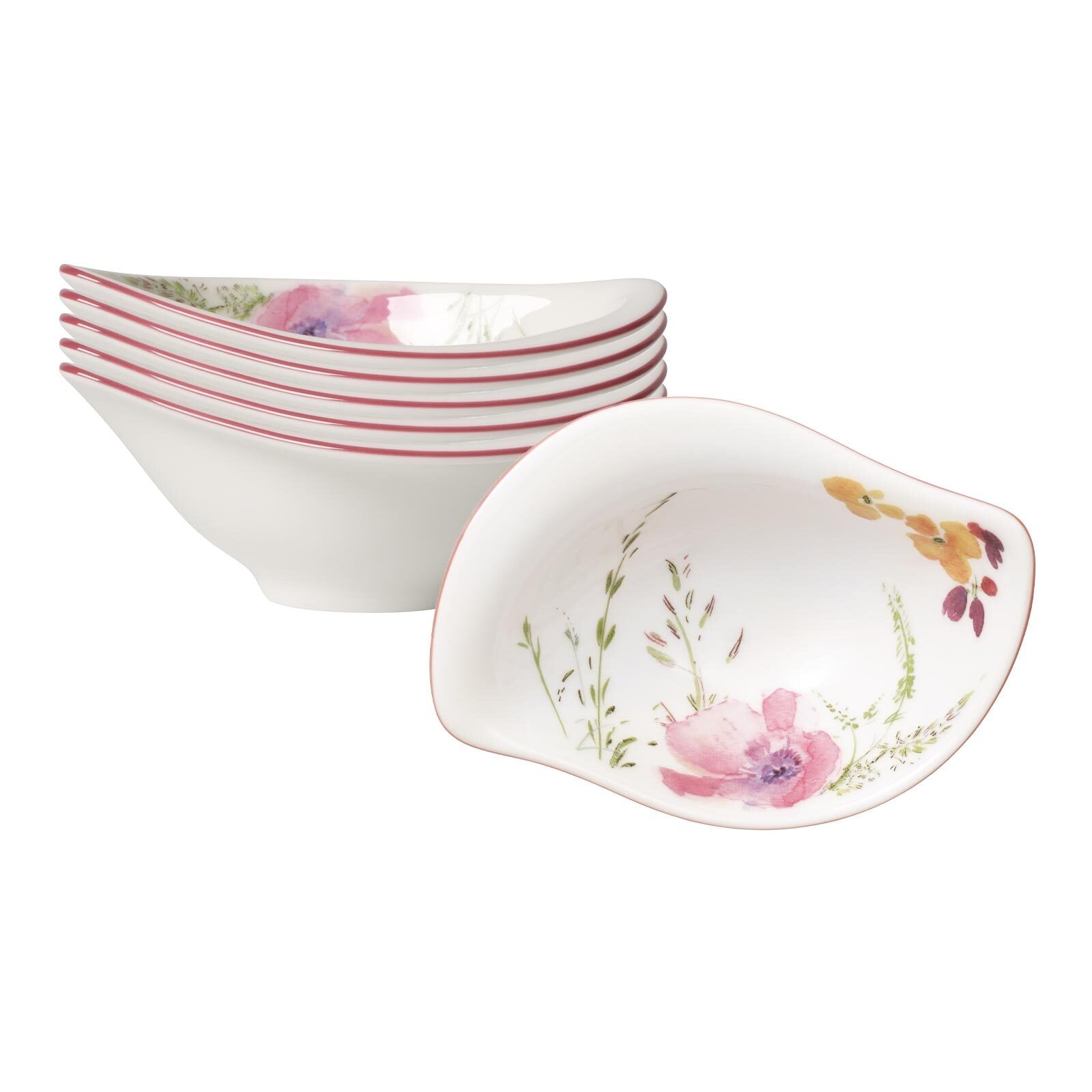 Villeroy & Boch Dipschale "Dipschälchen Mariefleur Serve & Salad 15 ml 6er Set bunt" 6 tlg.