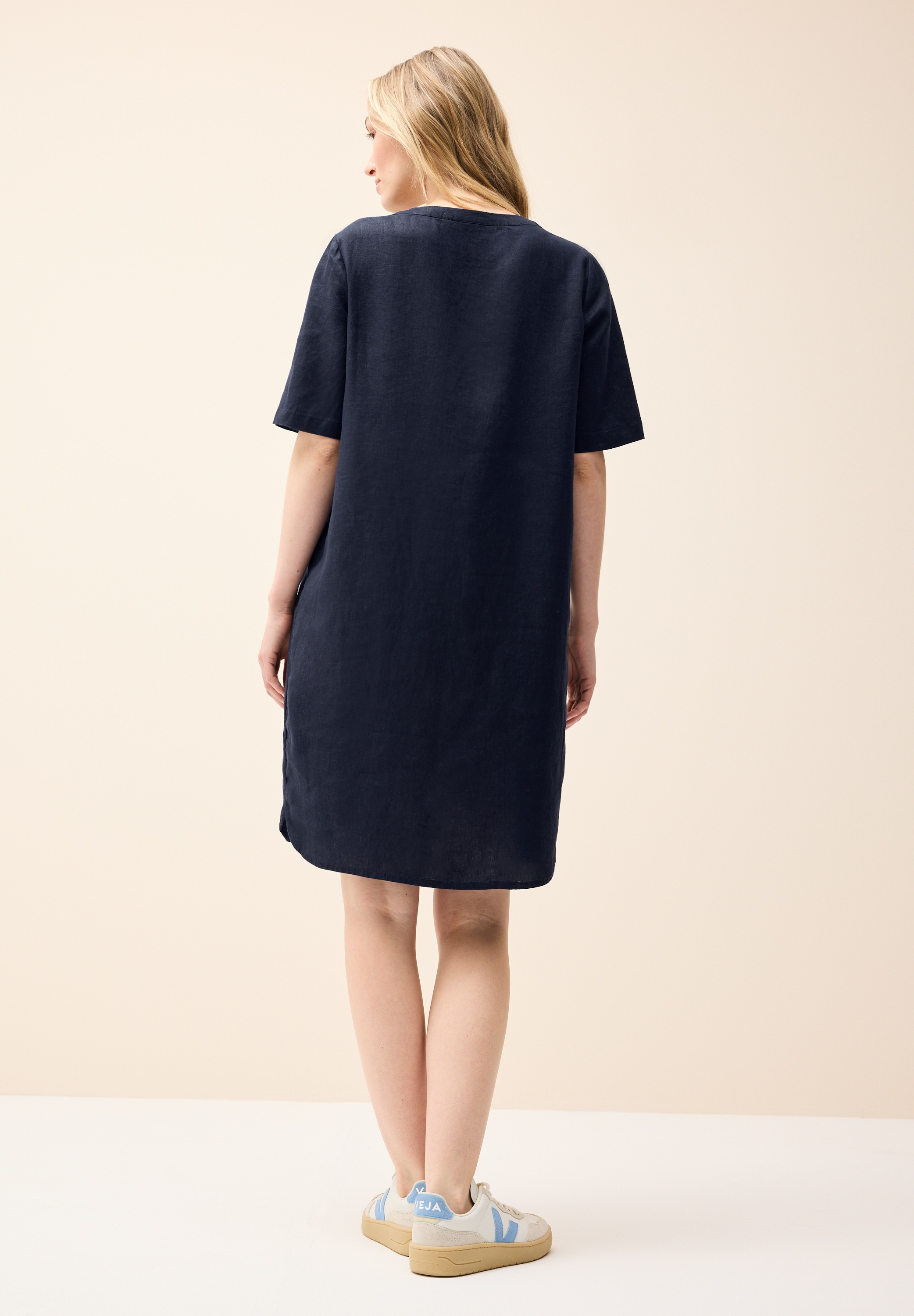 Cecil Sommerkleid Ohne Taschen in Unifarbe günstig online kaufen