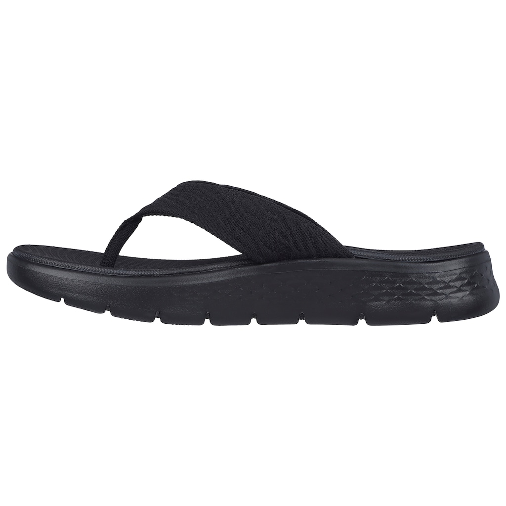 Skechers Zehentrenner »GO WALK FLEX SANDAL-SPLENDOR-X«, Sommerschuh, Schlappen, Poolsildes mit Goga Mat Footbed