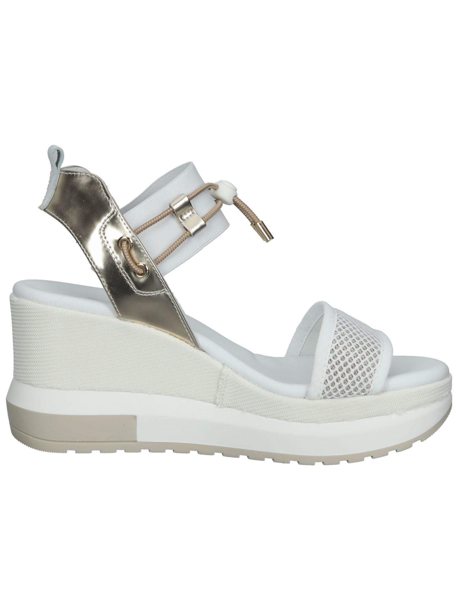 Nero Giardini Keilsandalette »Nero Giardini Sandalen Lederimitat/Textil«