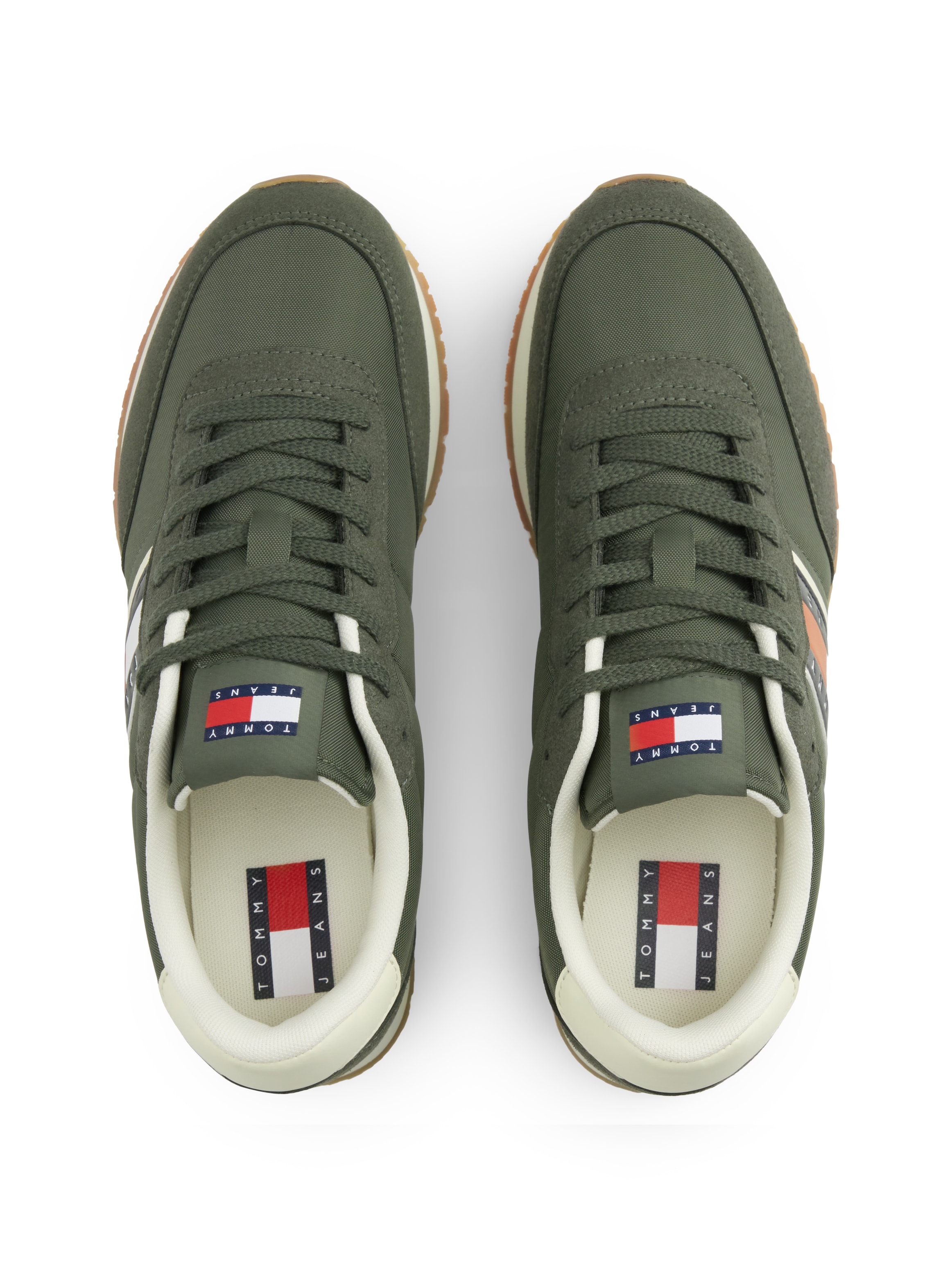 Tommy Jeans Sneaker »TJM CORE CLASSIC RUNNER«  Freizeitschuh, Halbschuh, Schnürer mit Kontrastbesätzen