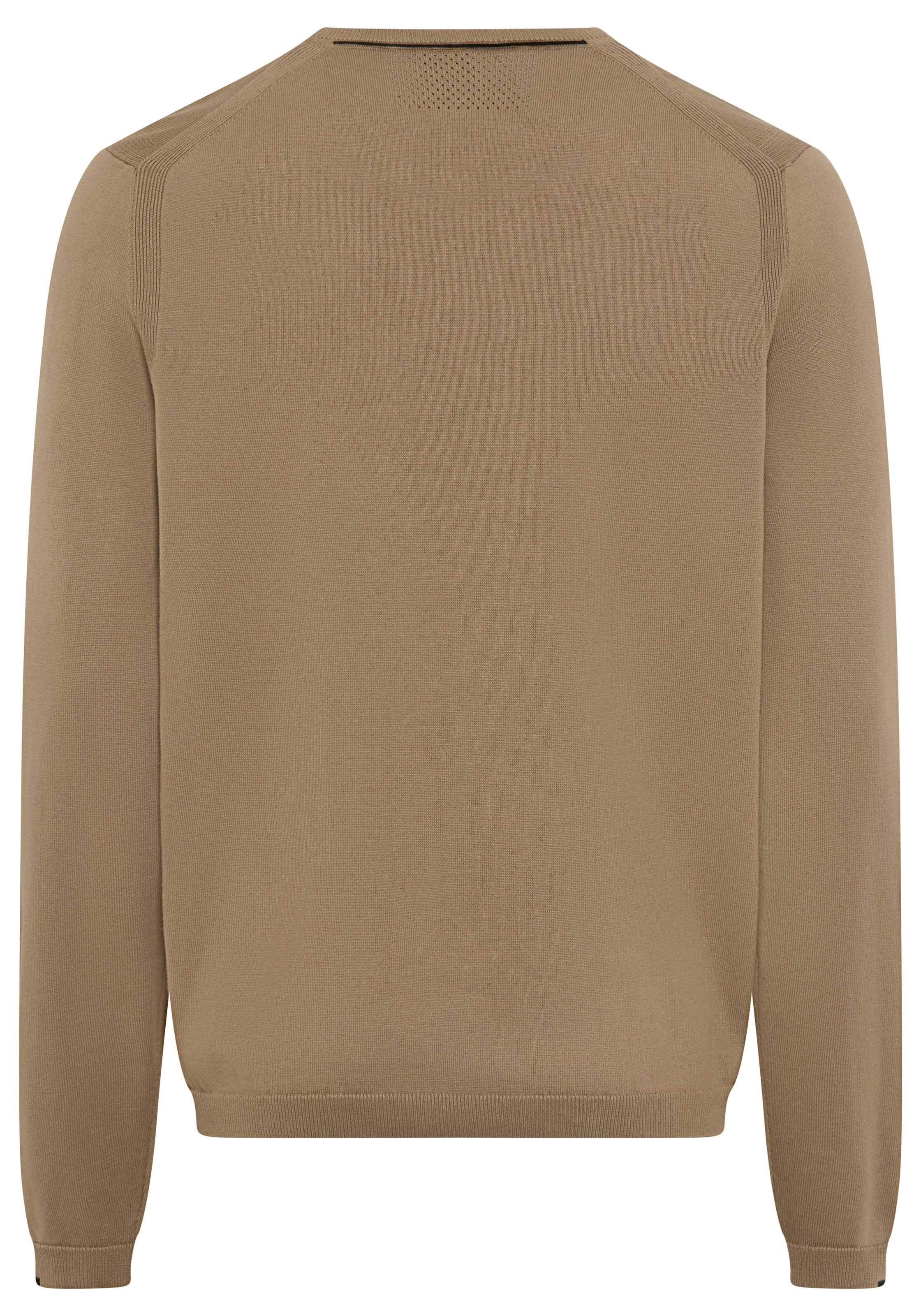 BOSS GREEN Strickpullover Rundhalsausschnitt, Regular Fit, Logo-Print günstig online kaufen