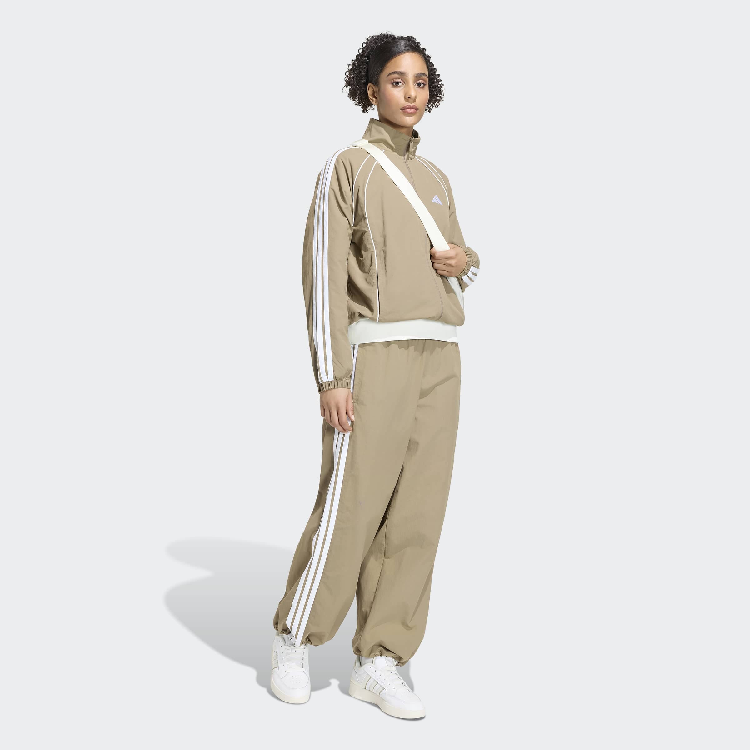 adidas Sportswear Sweatjacke »ICONIC, GEWEBT, 3-STREIFEN«