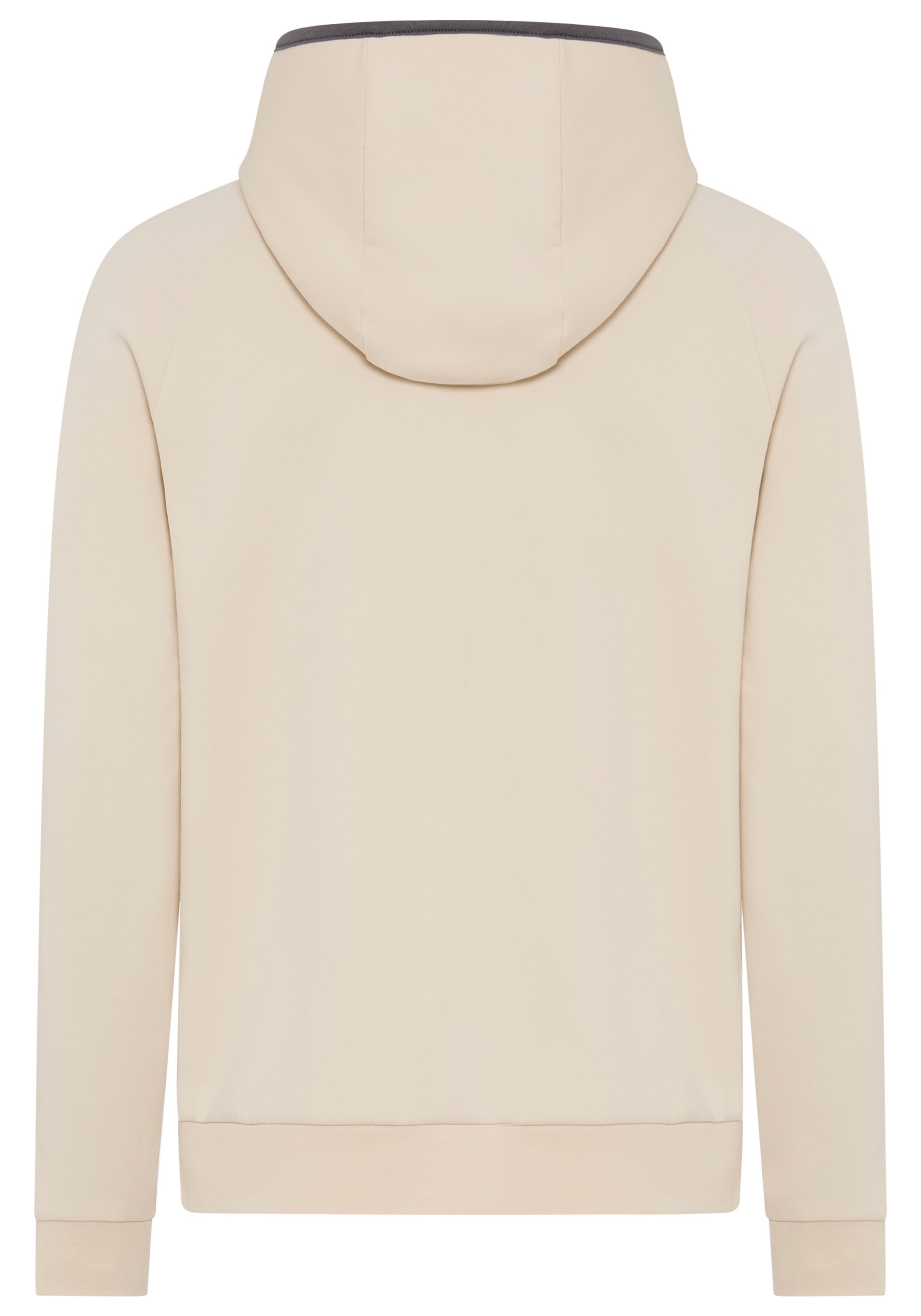BOSS Kapuzensweatjacke "Sense" us Baumwoll-Mix mit kontrastierenden Einfass günstig online kaufen