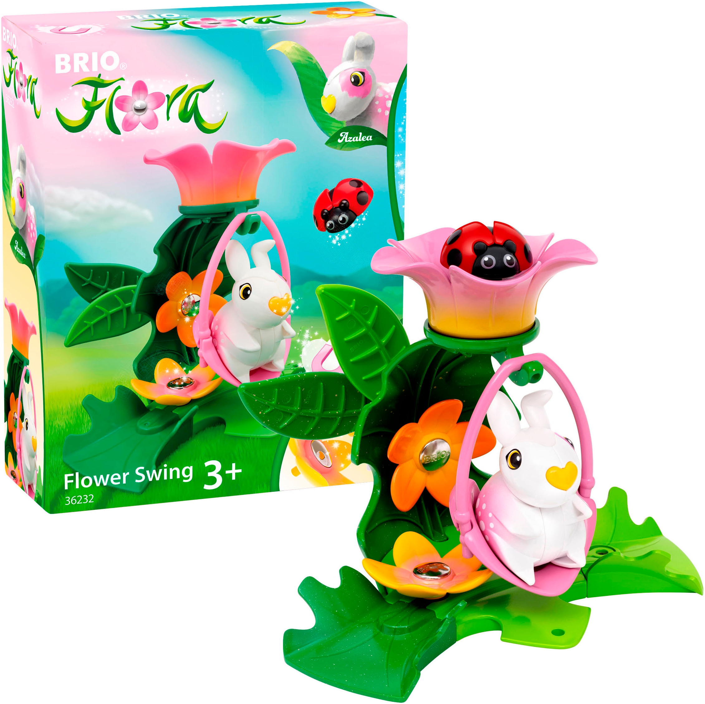 BRIO® Spielwelt »BRIO Flora - Azaleas Blütenschaukel (36232)«, (11 tlg.)