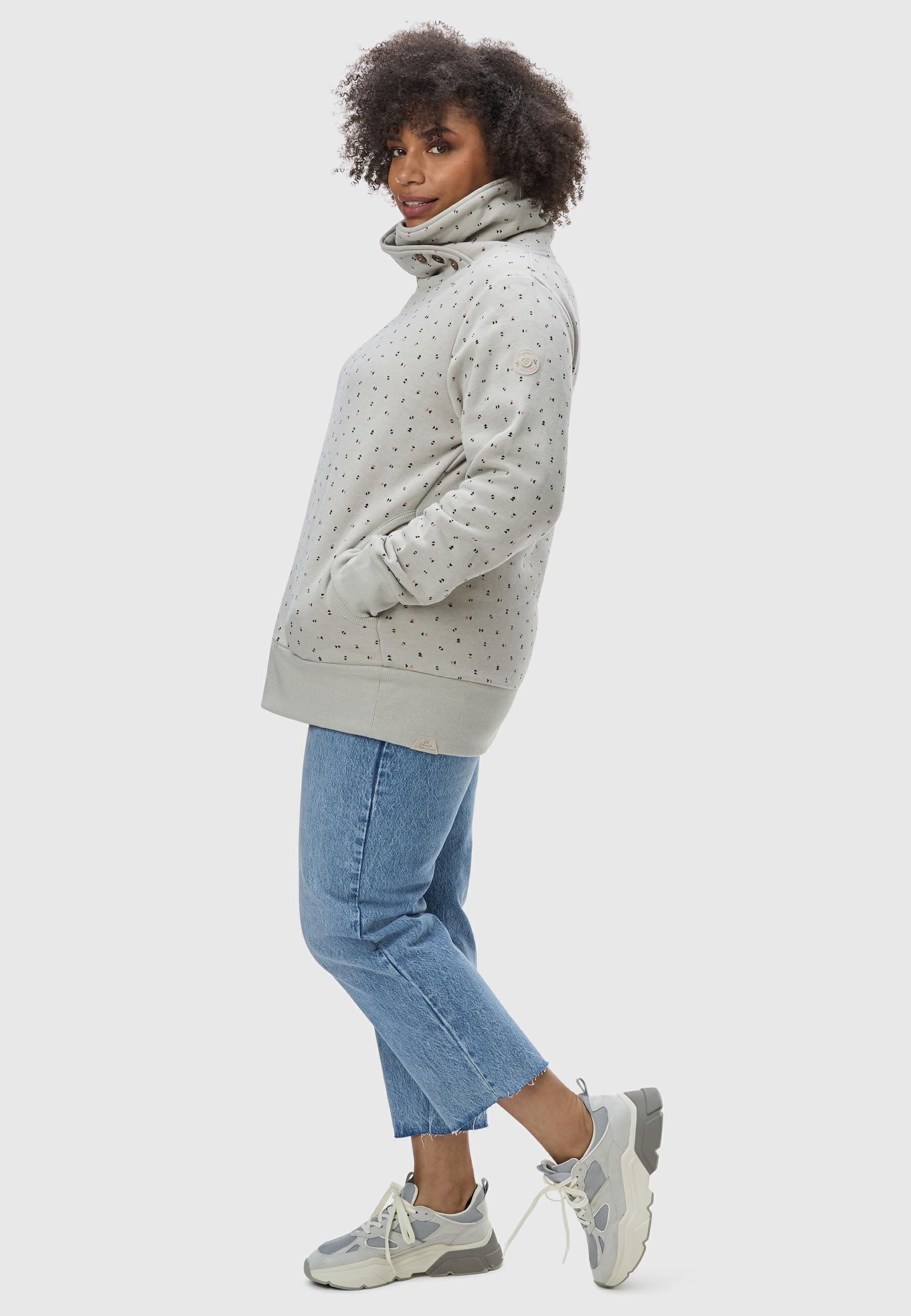 Ragwear Schalkragenpullover "Angell Plus", Damen Sweater mit Kaminkragen günstig online kaufen