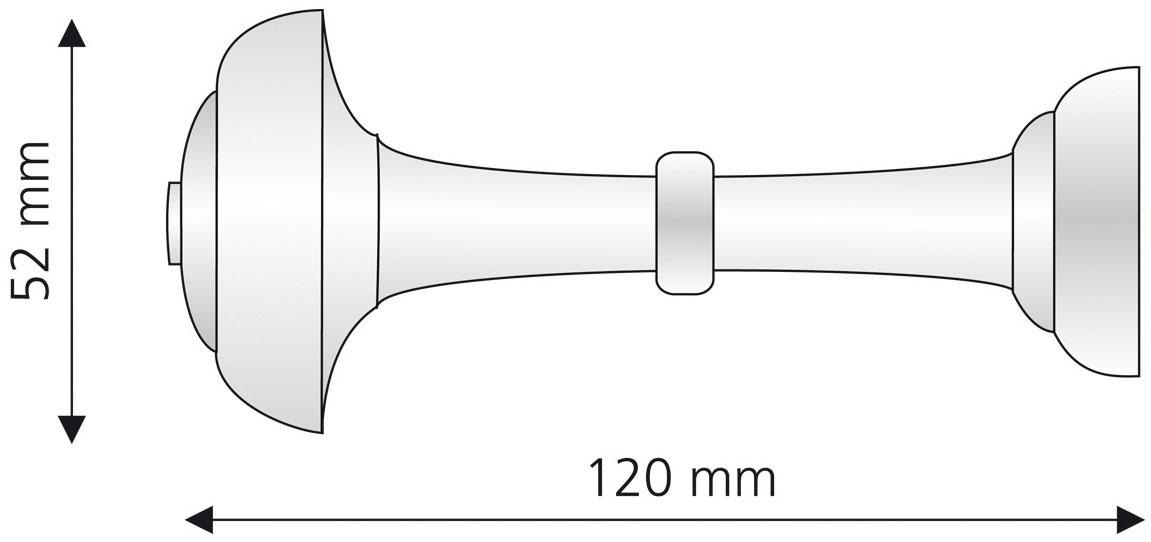 Thumbnail - Liedeco Raffhalter, (1 St.), Schalhalter 12 cm