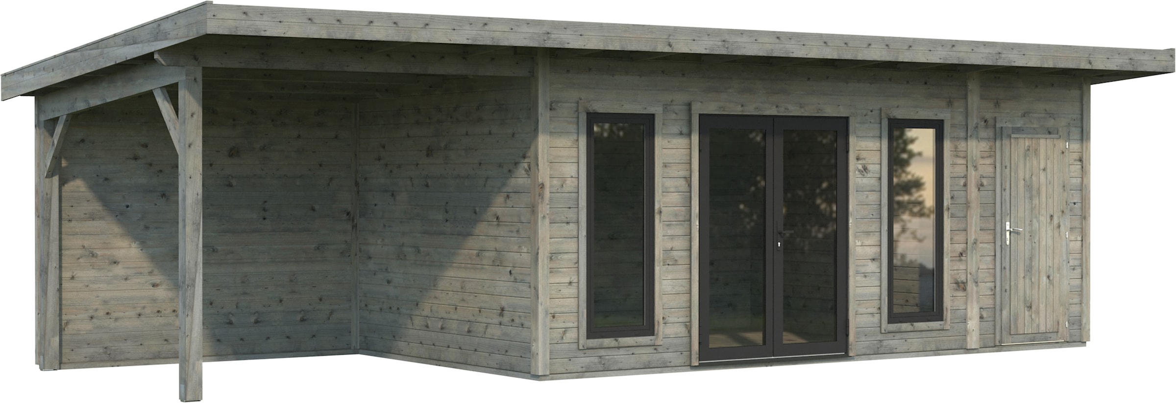 Palmako Gartenhaus »Aurelia 16,7+7,9 m²«