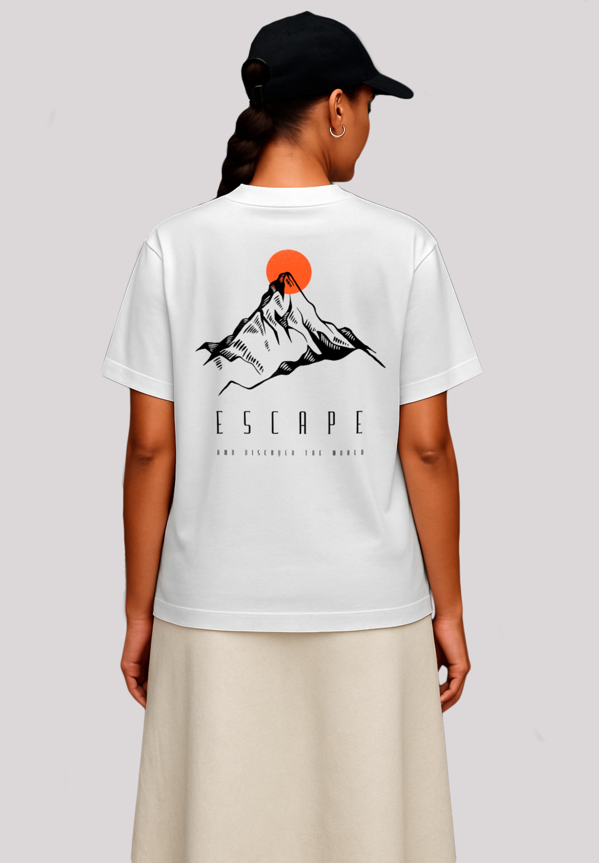 F4NT4STIC T-Shirt "Oversize Escape Discover the World Mountain", Premium Qu günstig online kaufen