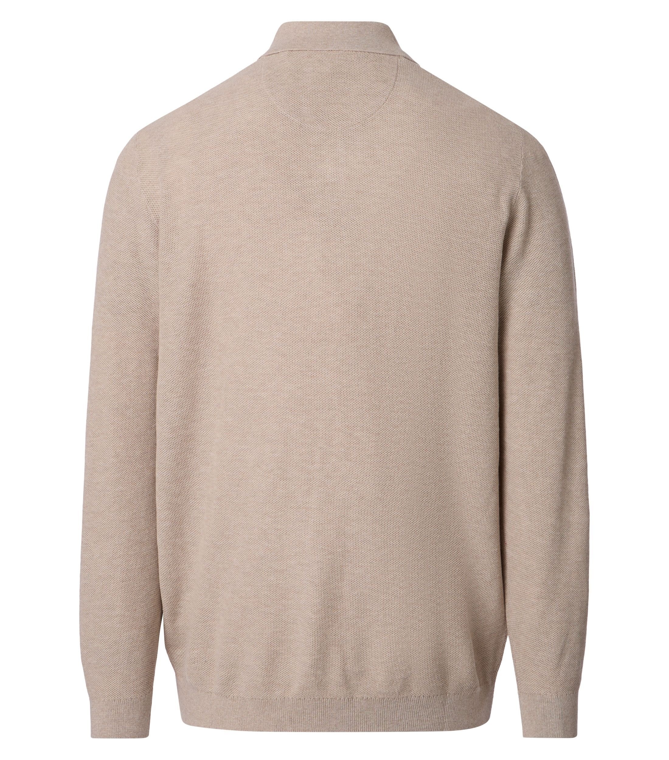 CASAMODA Langarm-Poloshirt "CASAMODA Polo-Shirt Langarm uni" günstig online kaufen