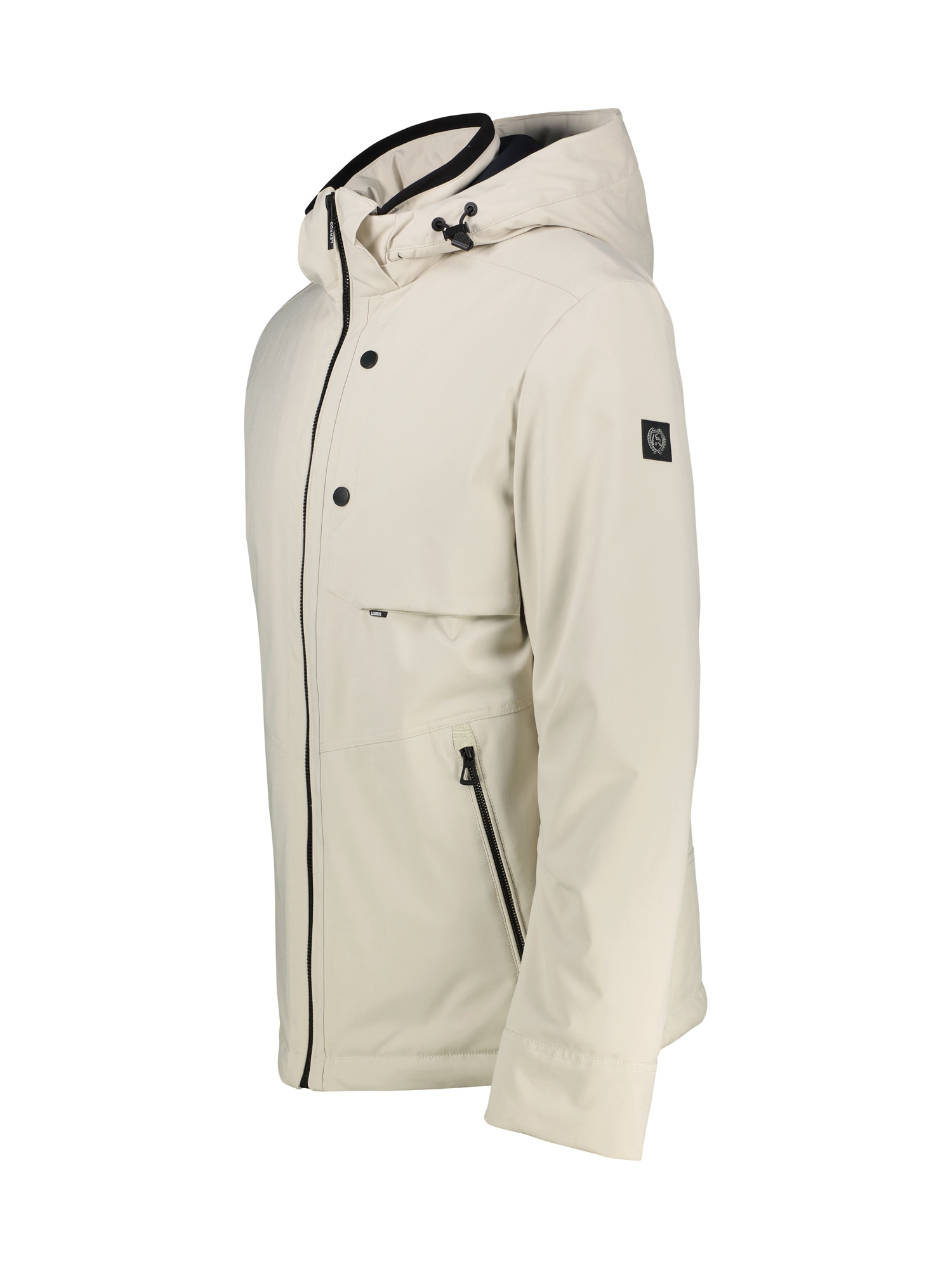 LERROS Blouson »LERROS Herren Blouson in Stukturoptik«, mit Kapuze, Wasser- und windabweisend